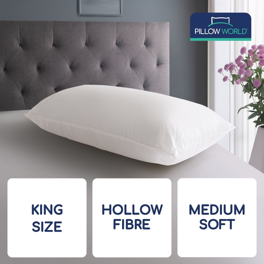 Pillow World Kingsize Luxury Cotton Pillow