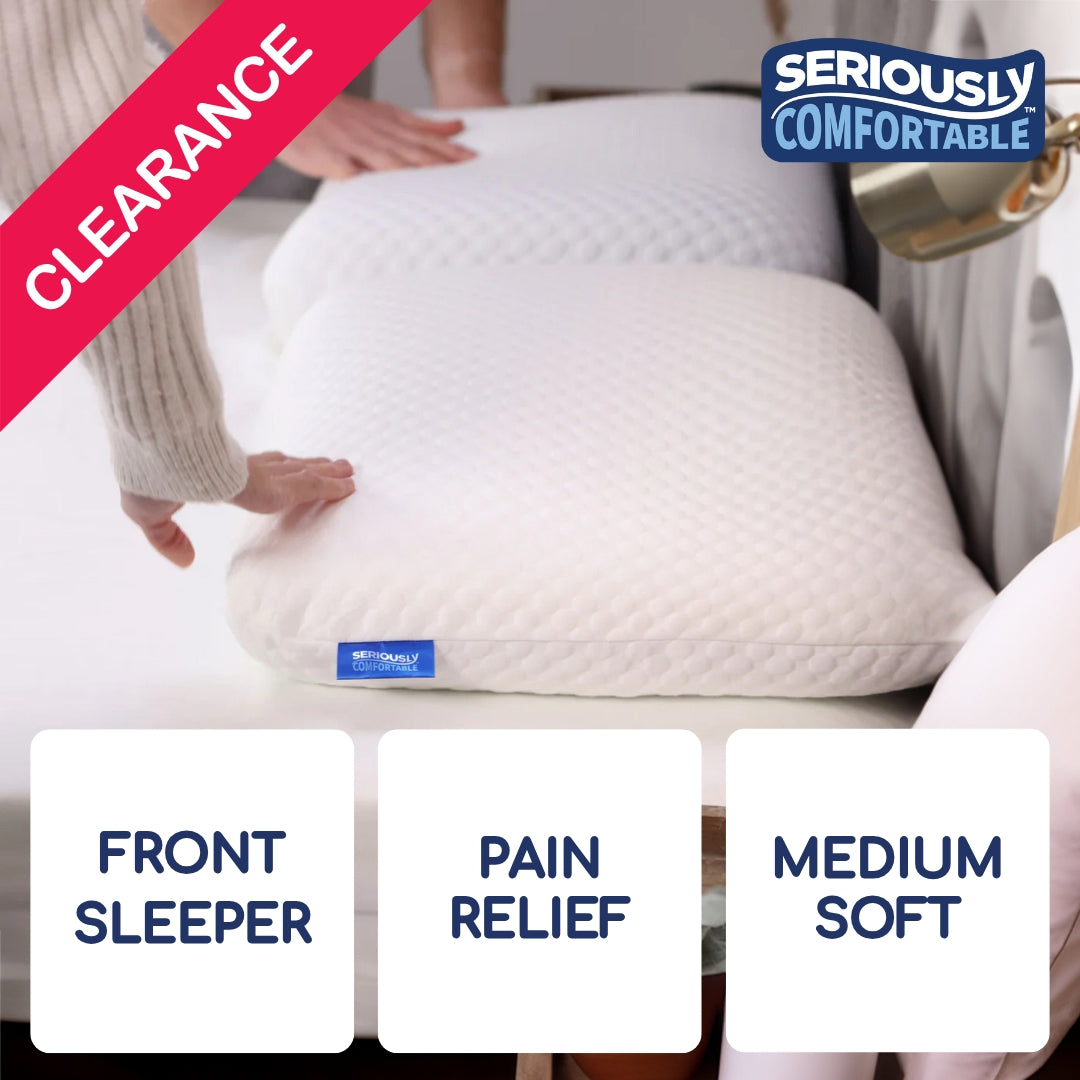 Seriously Comfortable Memory Comfort Lower Profile Pillow - CLEARANCE