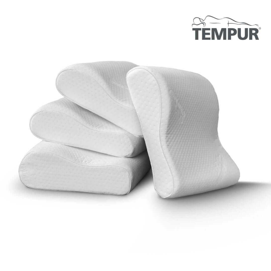TEMPUR Original™ Queen Neck Pillow - Pack of 4 | UK's Leading Pillow Specialist | UK's Lowest Prices | Featuring UK's Best Brands including TEMPUR®, Dunlopillo, Hypnos, Silentnight, Sealy, Seriously Comfortable & More