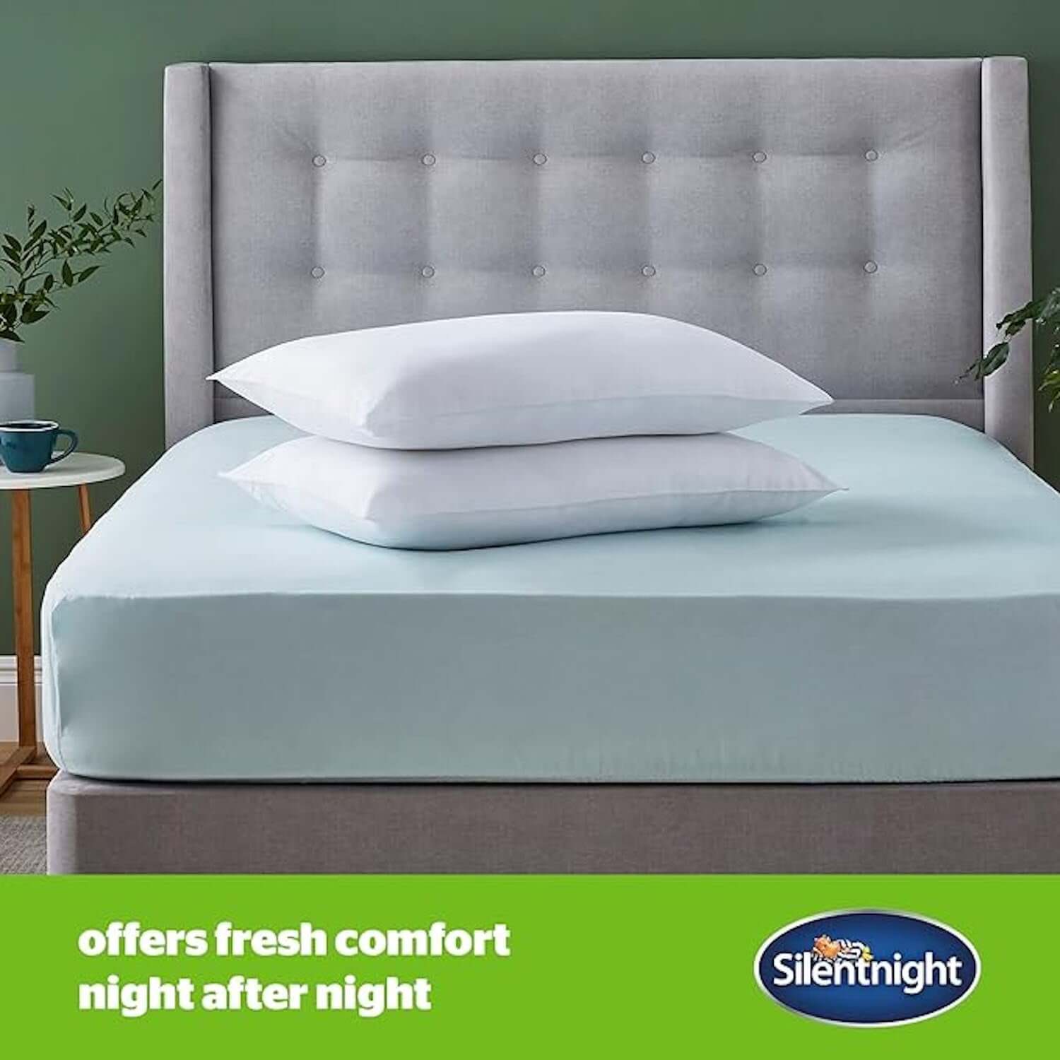 Silentnight Anti-Allergy Pillow - Pack of 2 | UK's Leading Pillow Specialist | UK's Lowest Prices | Featuring UK's Best Brands including TEMPUR®, Dunlopillo, Hypnos, Silentnight, Sealy, Seriously Comfortable & More