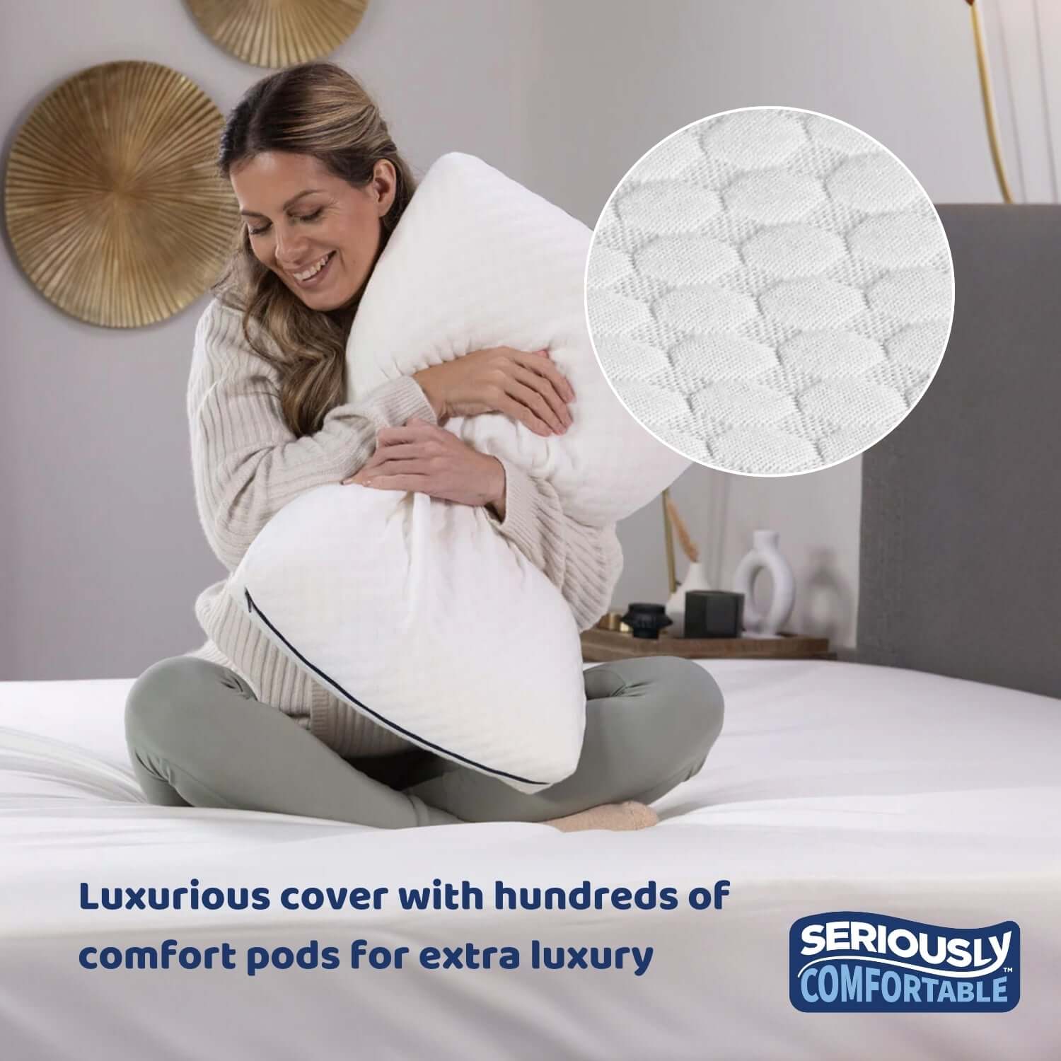 Seriously Comfortable Revolution Comfort Pillow | UK's Leading Pillow Specialist | UK's Lowest Prices | Featuring UK's Best Brands including TEMPUR®, Dunlopillo, Hypnos, Silentnight, Sealy, Seriously Comfortable & More