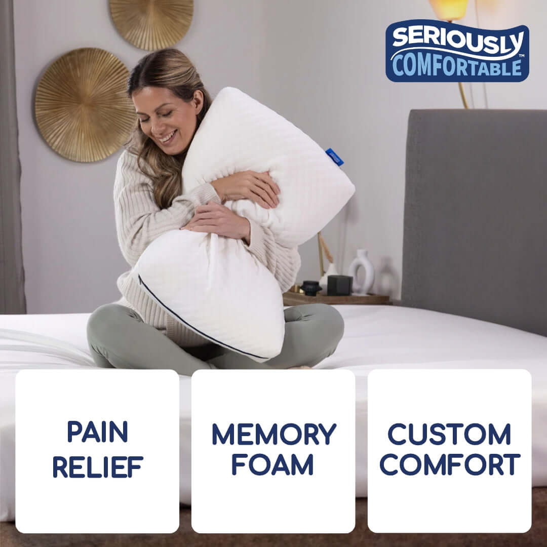 Seriously Comfortable Revolution Comfort Pillow | UK's Leading Pillow Specialist | UK's Lowest Prices | Featuring UK's Best Brands including TEMPUR®, Dunlopillo, Hypnos, Silentnight, Sealy, Seriously Comfortable & More