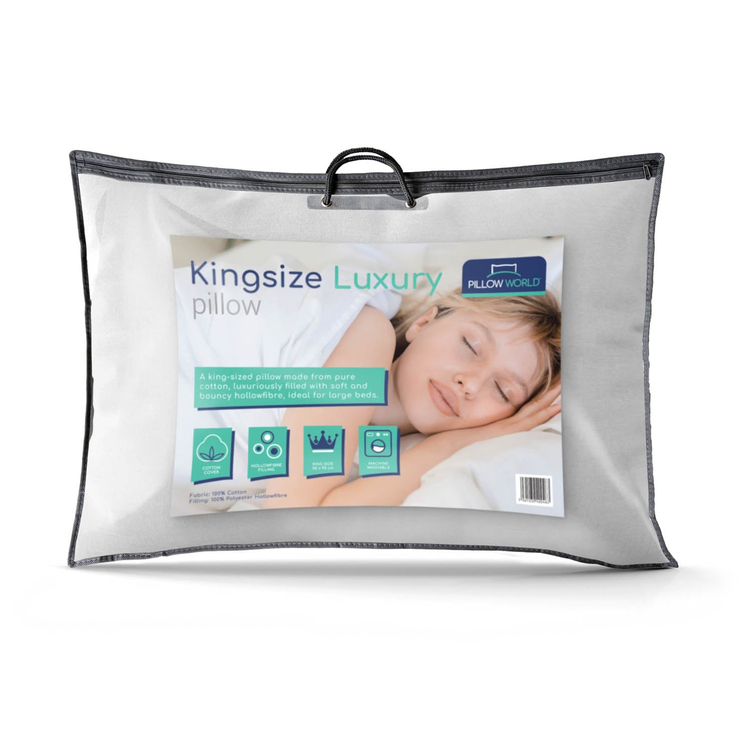 Pillow World King Size Luxury Cotton Pillow