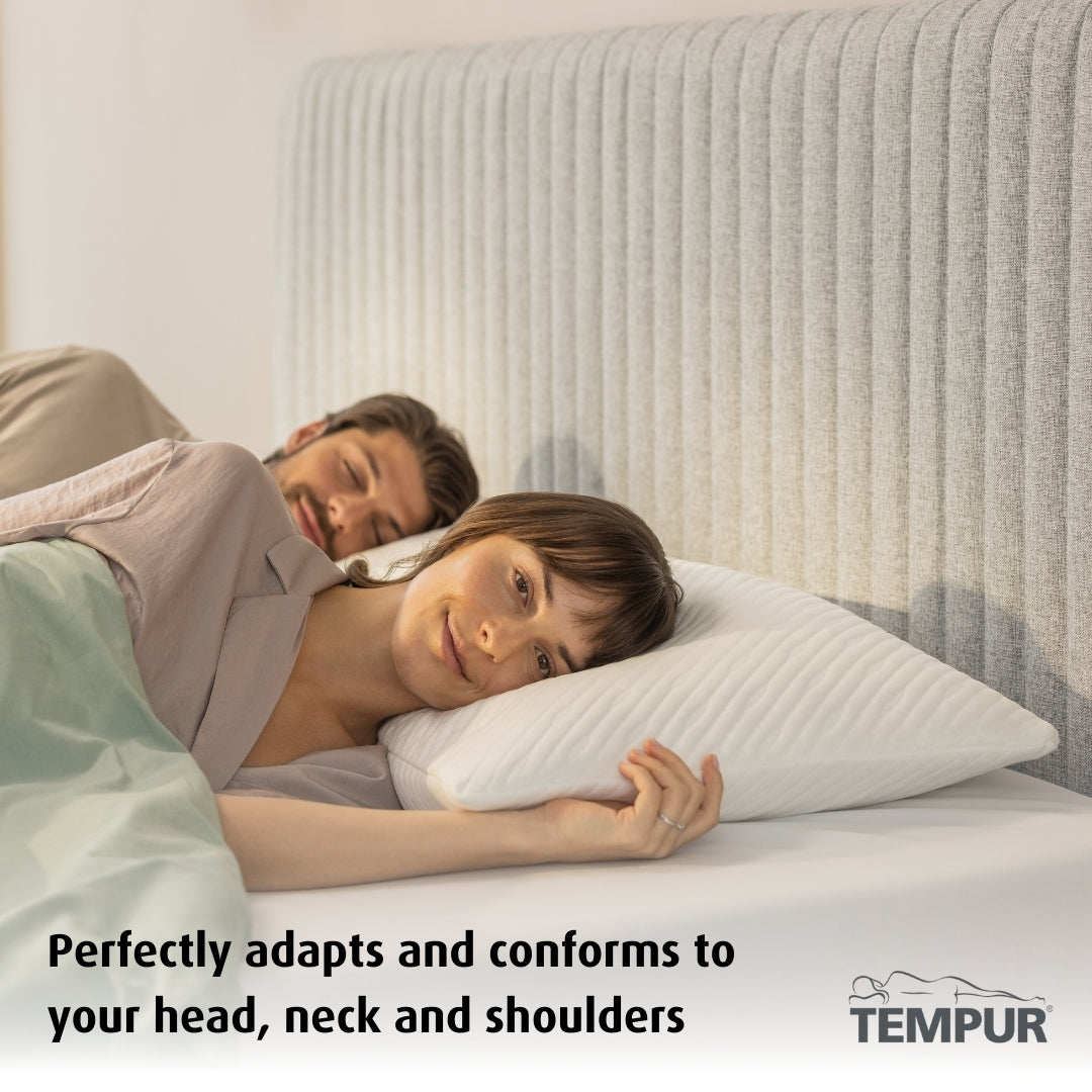 TEMPUR Prima® Medium Pillow perfectly adapts and conforms to your head, neck and shoulders