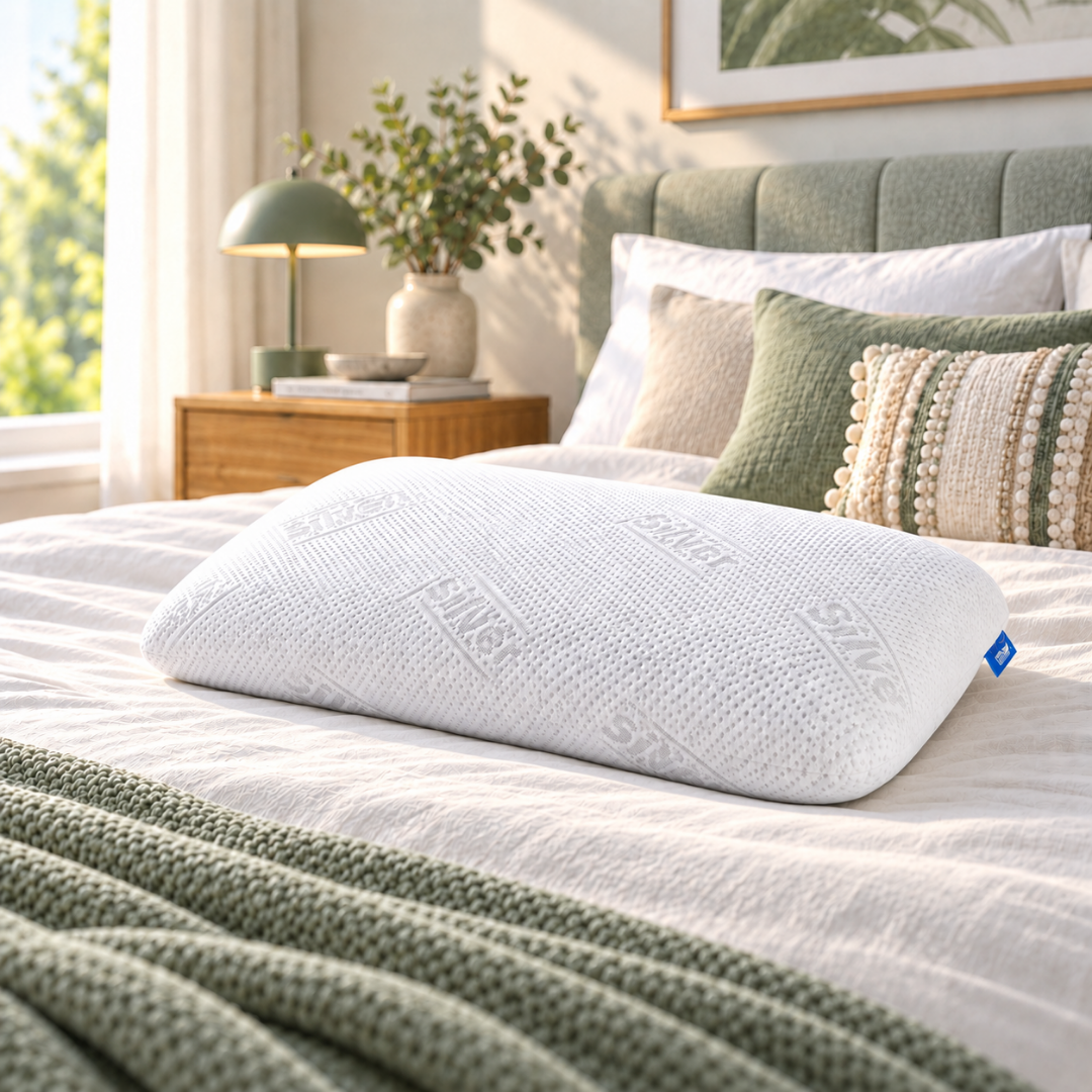 Silver Memory Side Sleeper Pain Relief Pillow by Adormo