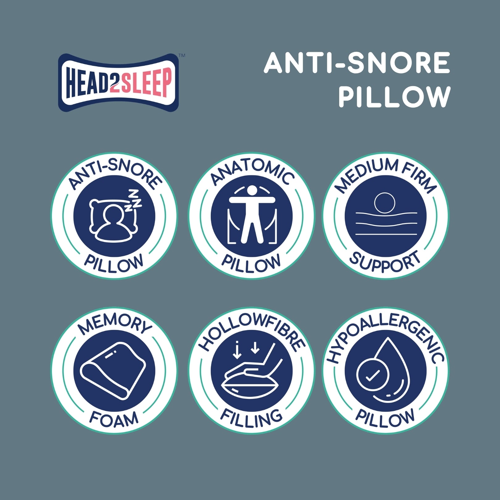 Anti-Snore Bundle - 2 Pairs with Pillow Protectors