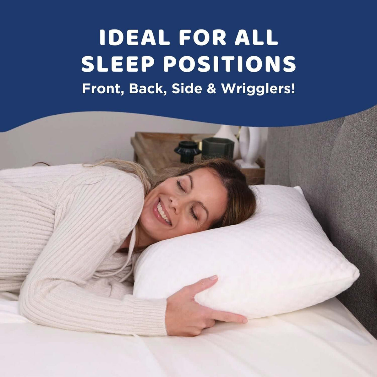 Cooling Pillow Bundle - 4 Pillows with 2 CoolZone™ Pillow Cover Pairs