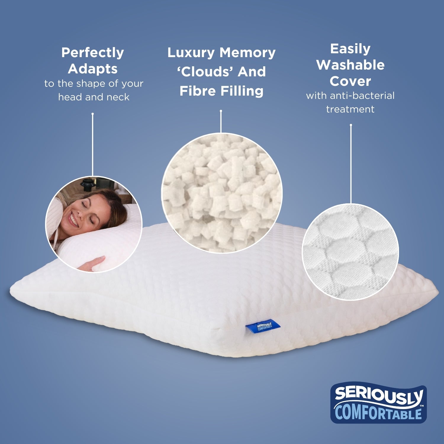 Silentnight impress firm memory foam pillow sale