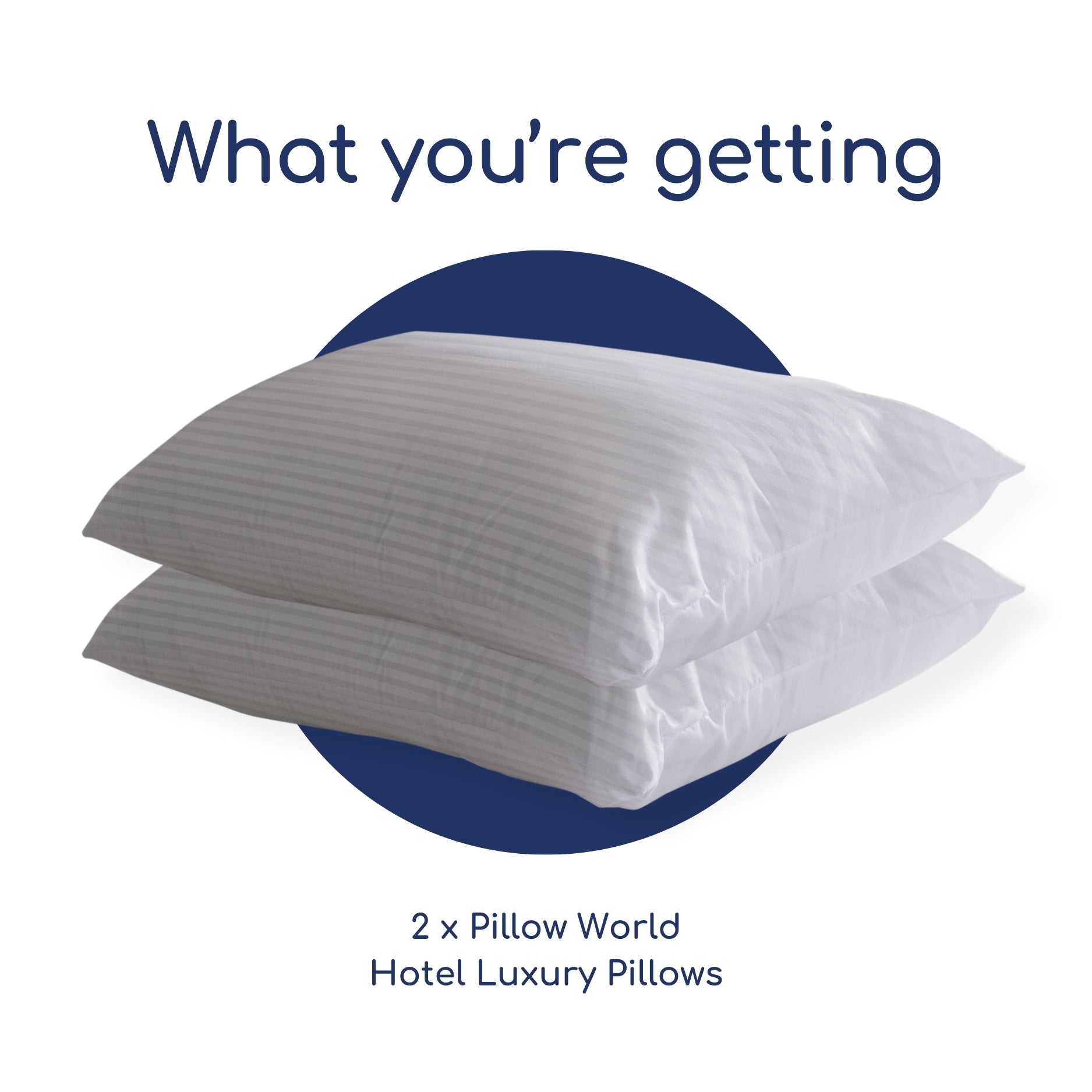 Luxury Hotel Pillow Bundle - 4 Pillows with Pillow Protectors