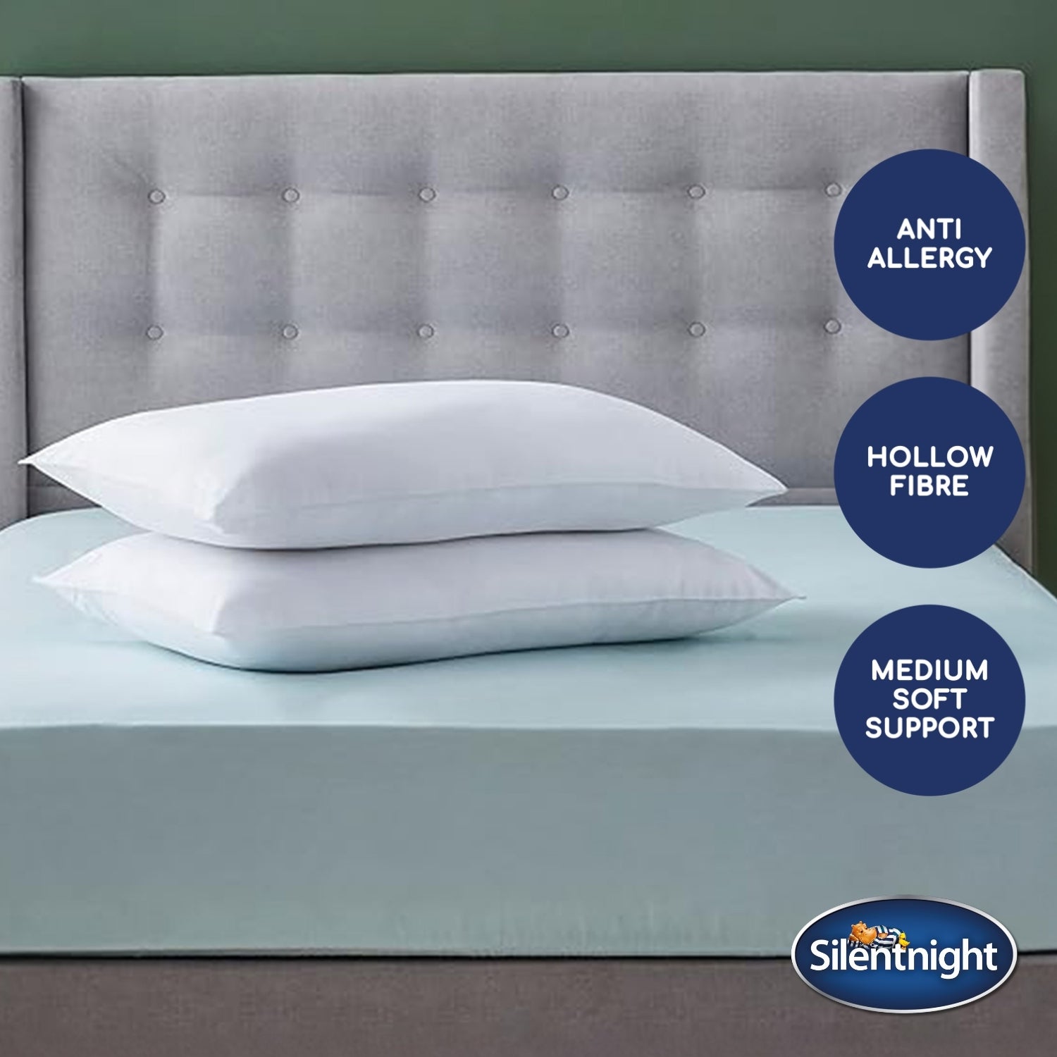 Silentnight Anti-Allergy Pillow - Pack of 2