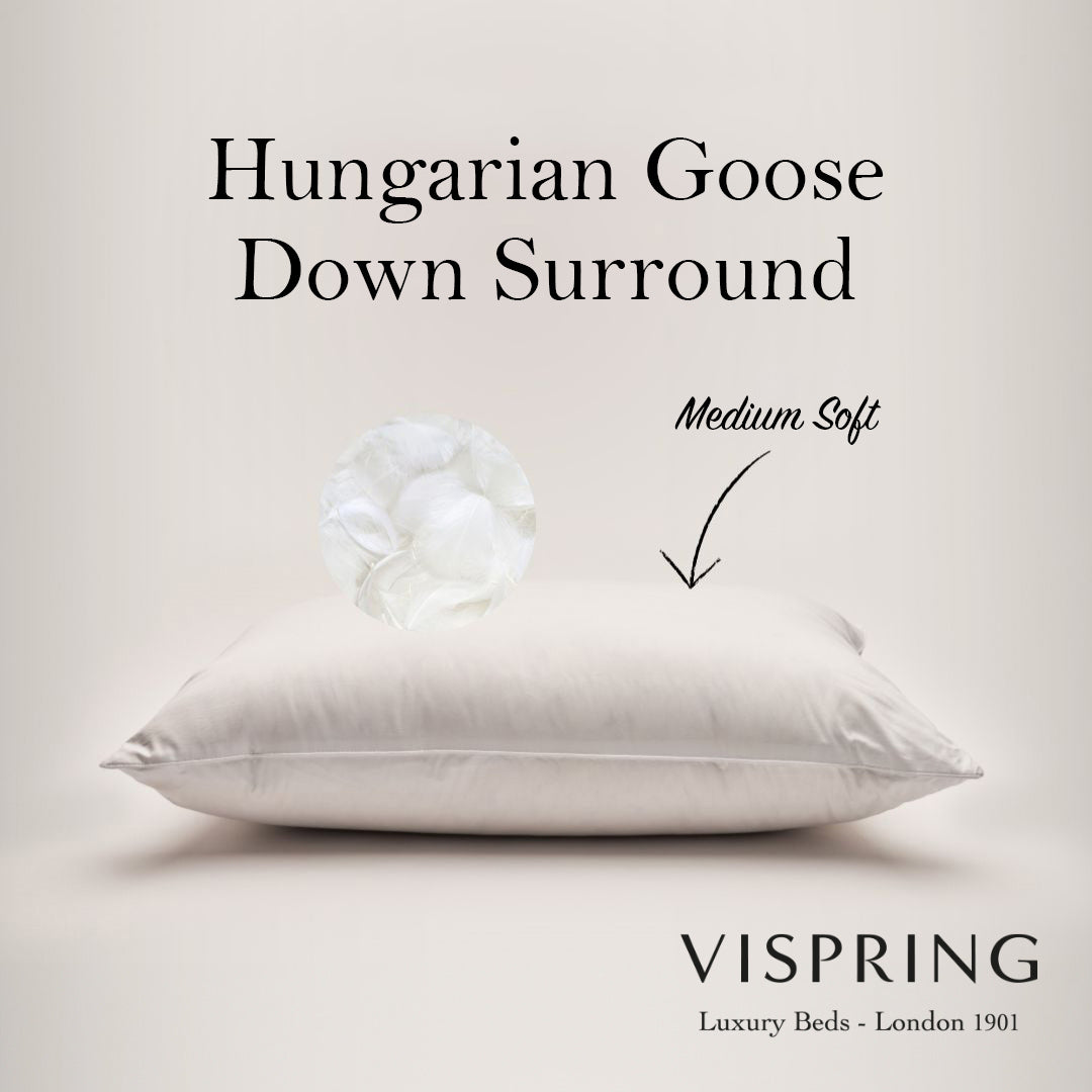 Luxury goose feather pillow best sale