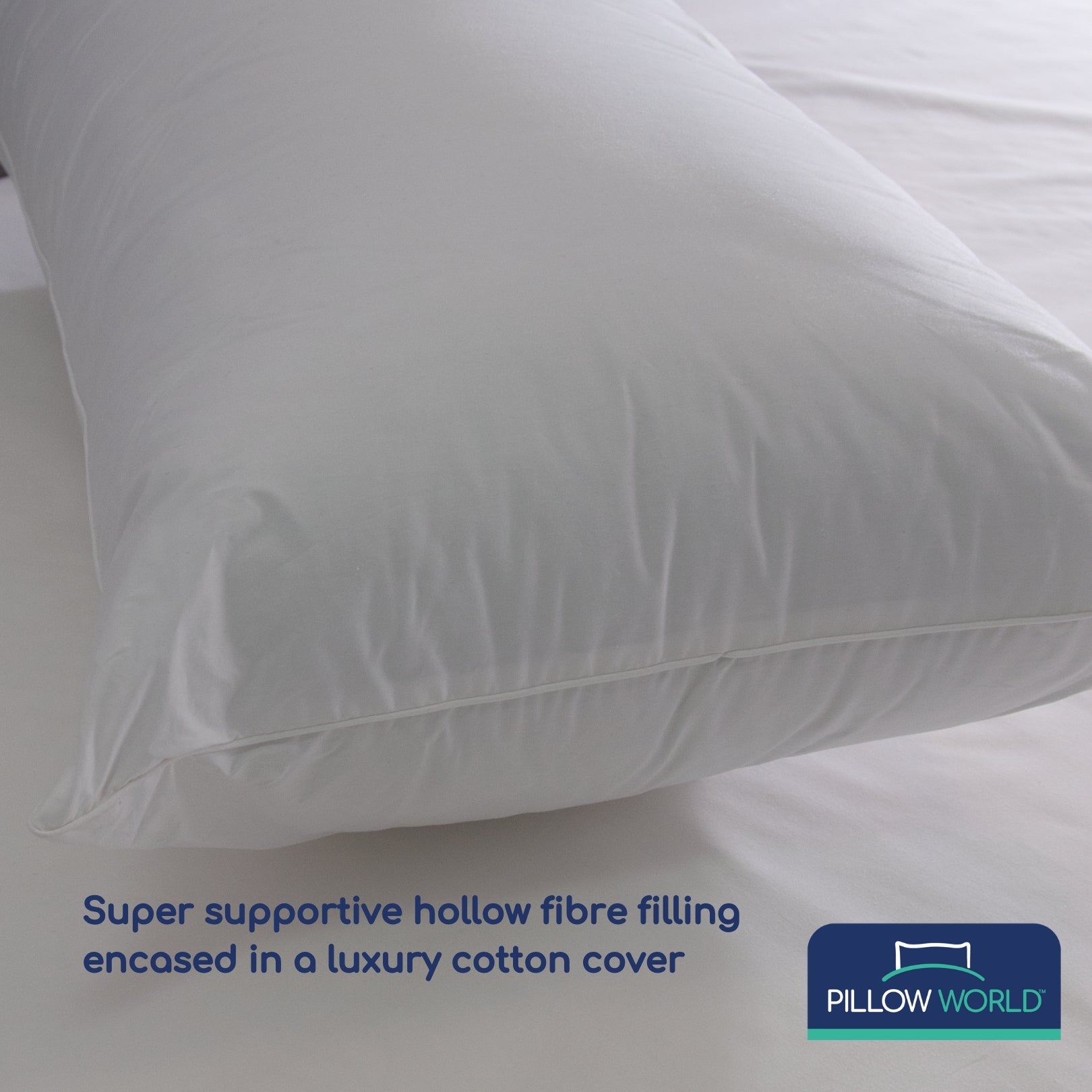 Pillow World Kingsize Luxury Cotton Pillow