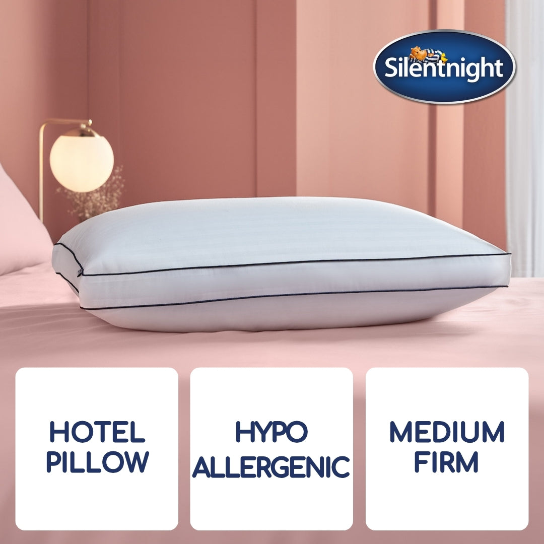 Silentnight Hotel Bundle - 2 Pairs with Pillow Protectors