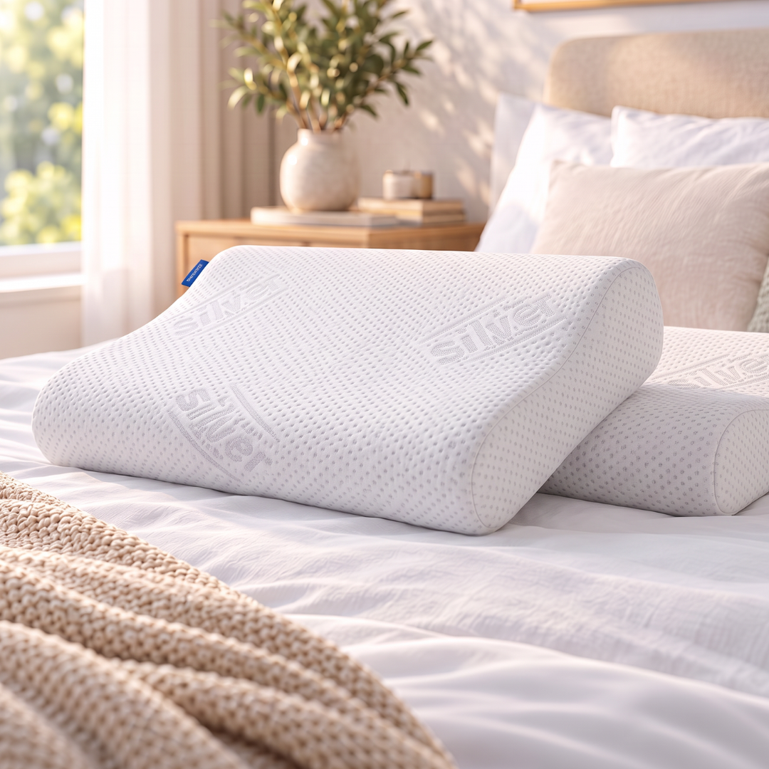 Silver Anatomic Pain Relief Pillow by Adormo