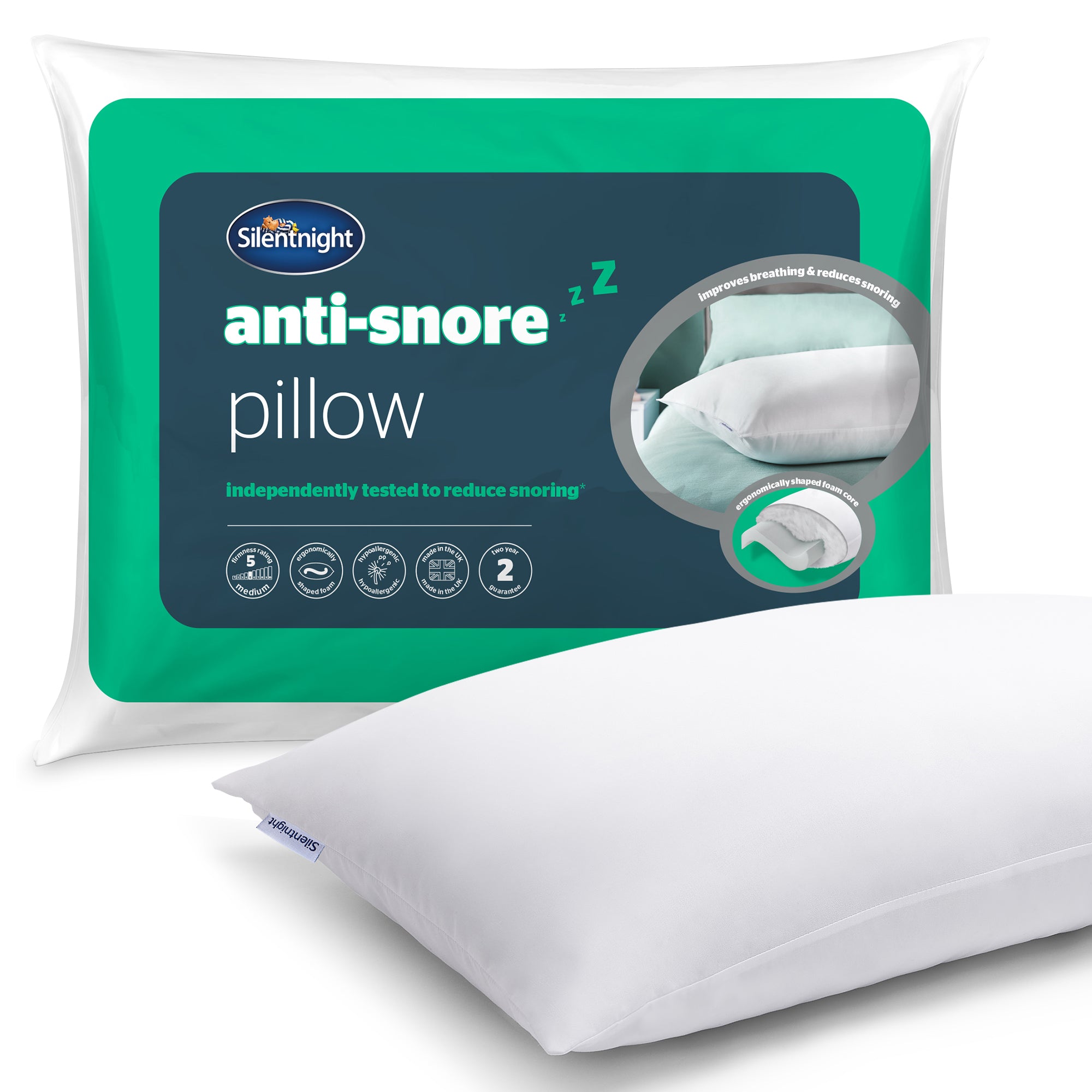 Silentnight Anti-Snore Pillow