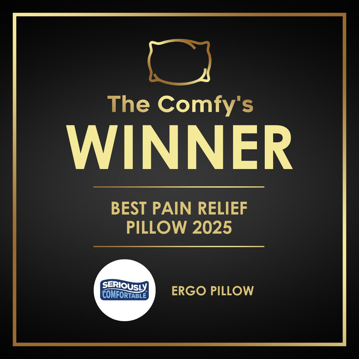 Best Pain Relief Pillow 2025 | Seriously Comfortable Ergo Comfort Pillow