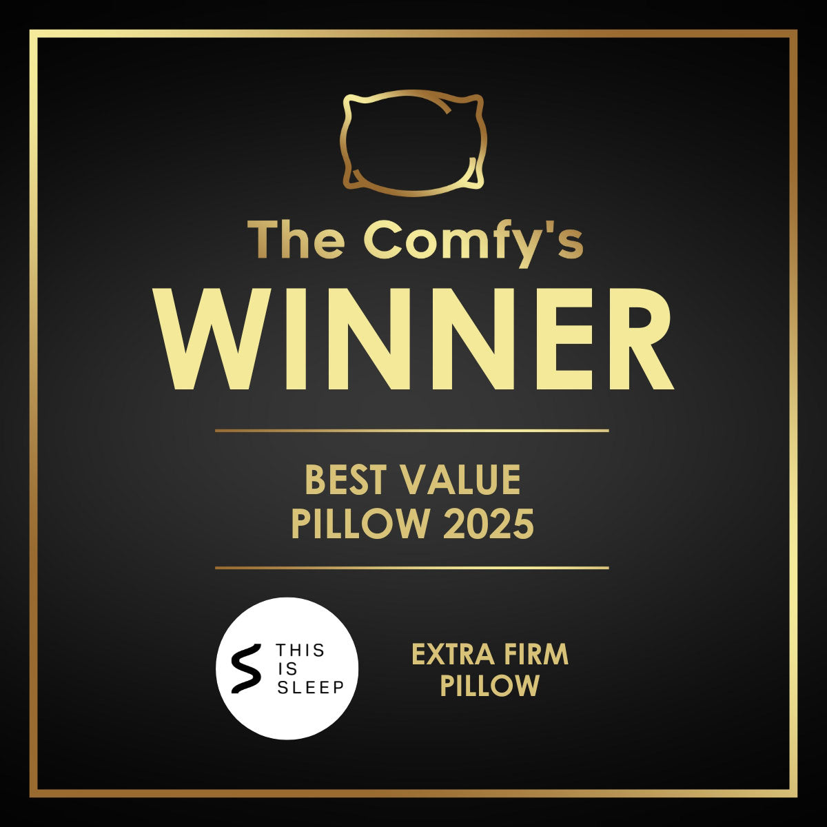 Best Value Pillow 2025 | This Is Sleep® Extra Firm Pillow by The Fine Bedding Company