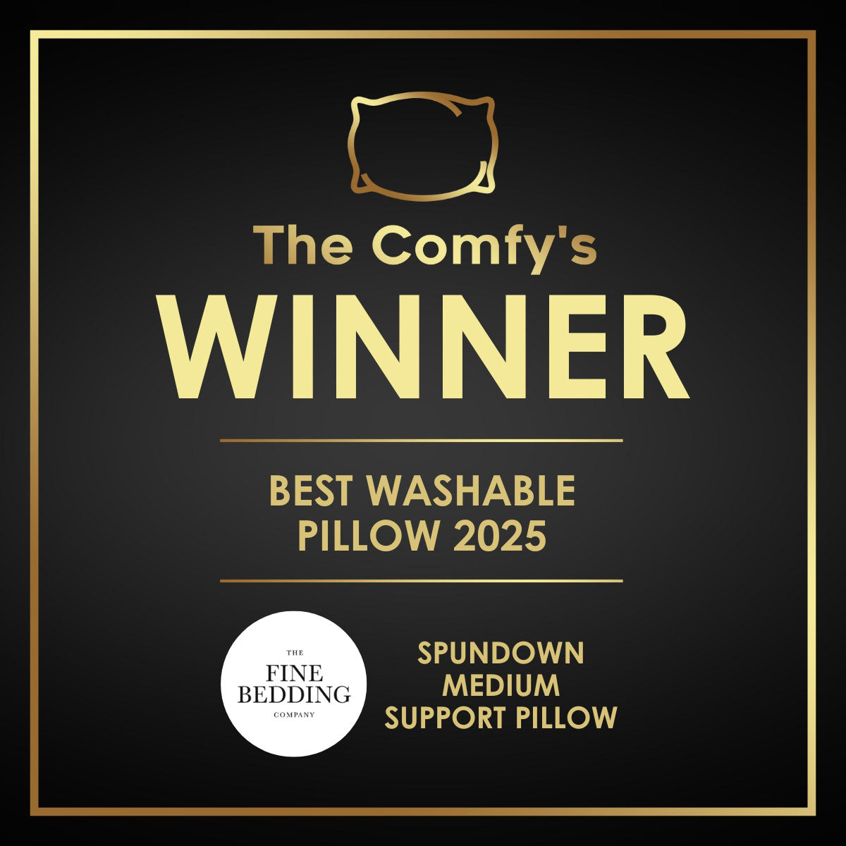 Best Washable Pillow 2025 | The Fine Bedding Company Spundown Pillow