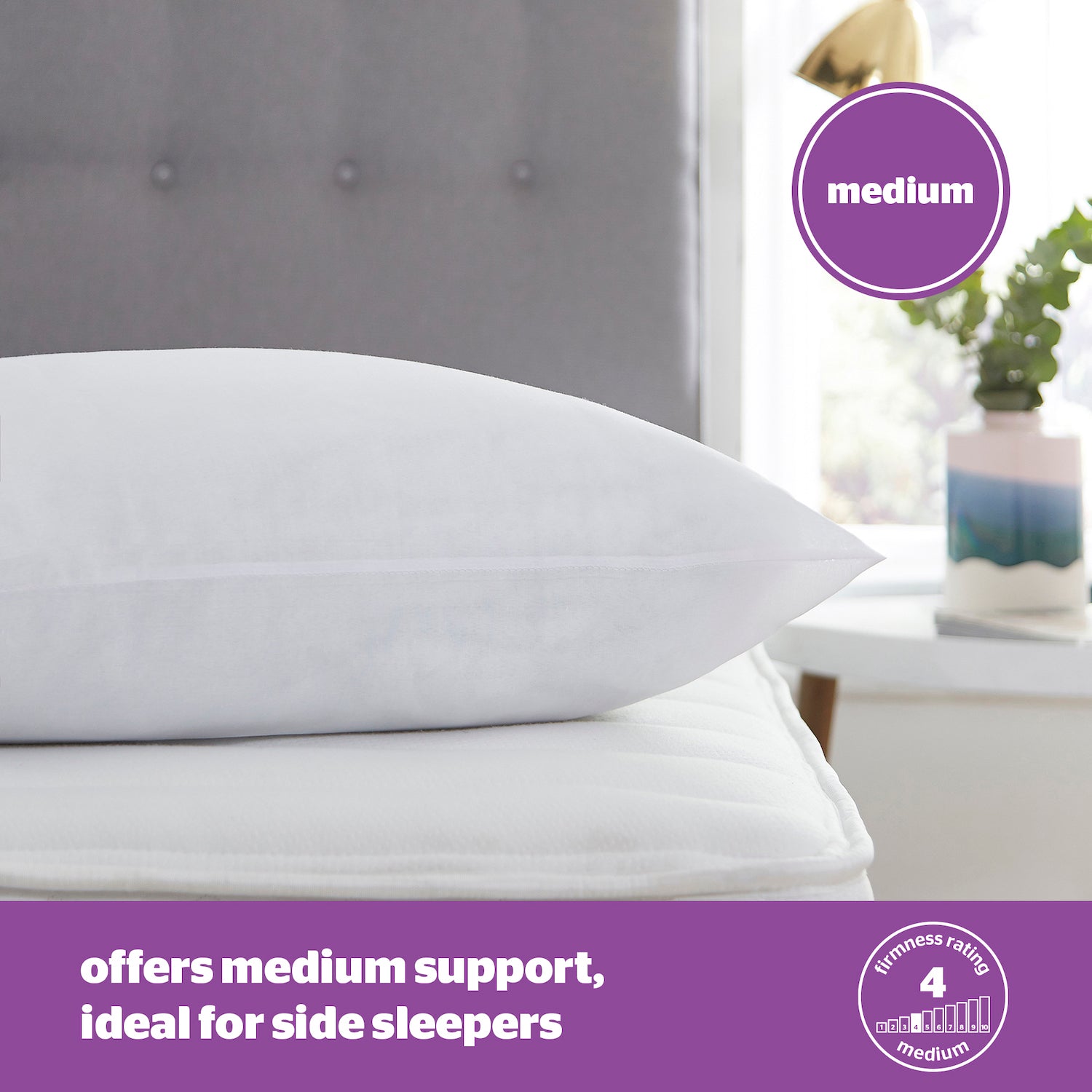 Silentnight Deep Sleep Support Pillow - Pack of 6