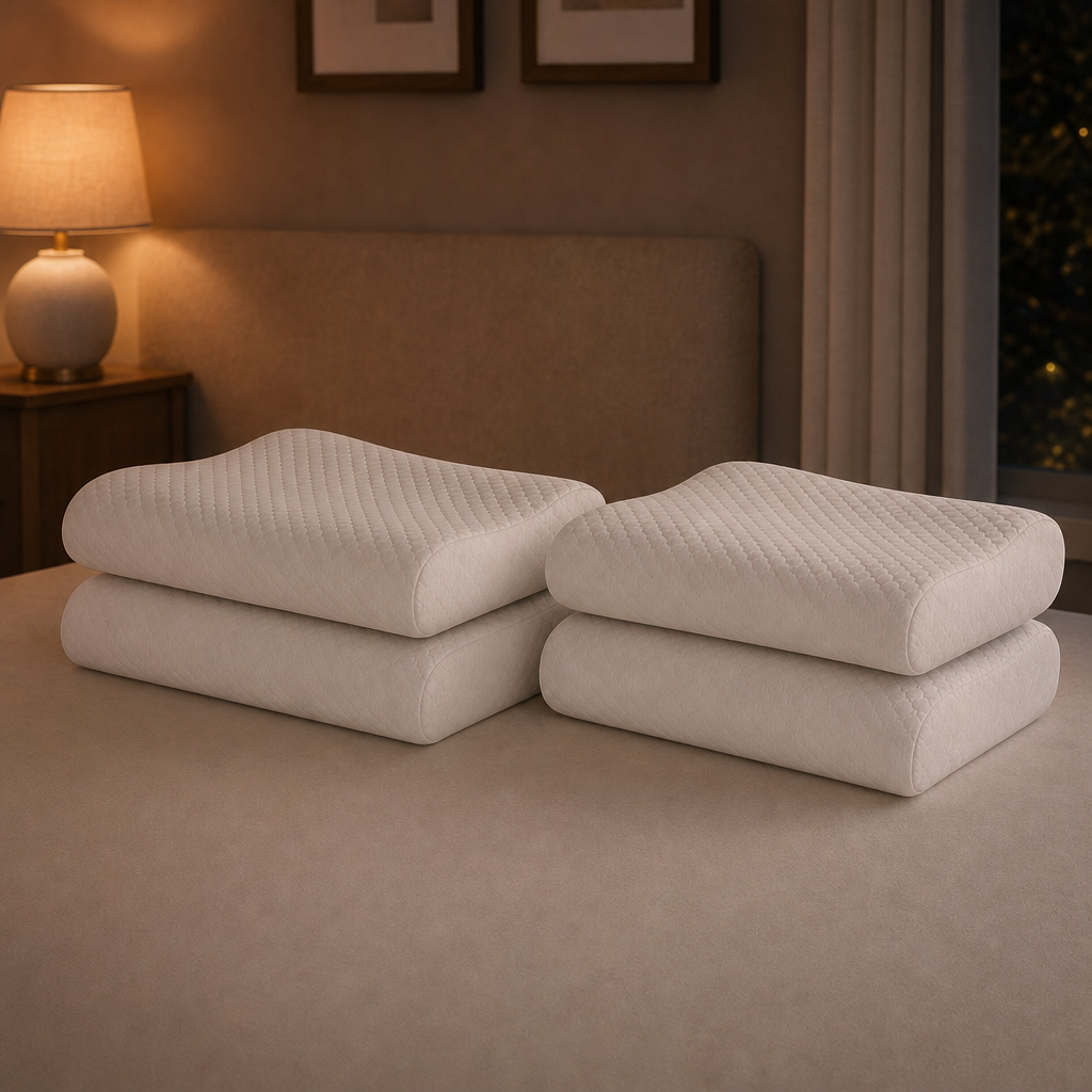 Cool Anatomic Pain Relief Pillow - Pack of 4 by Seriously Comfortable