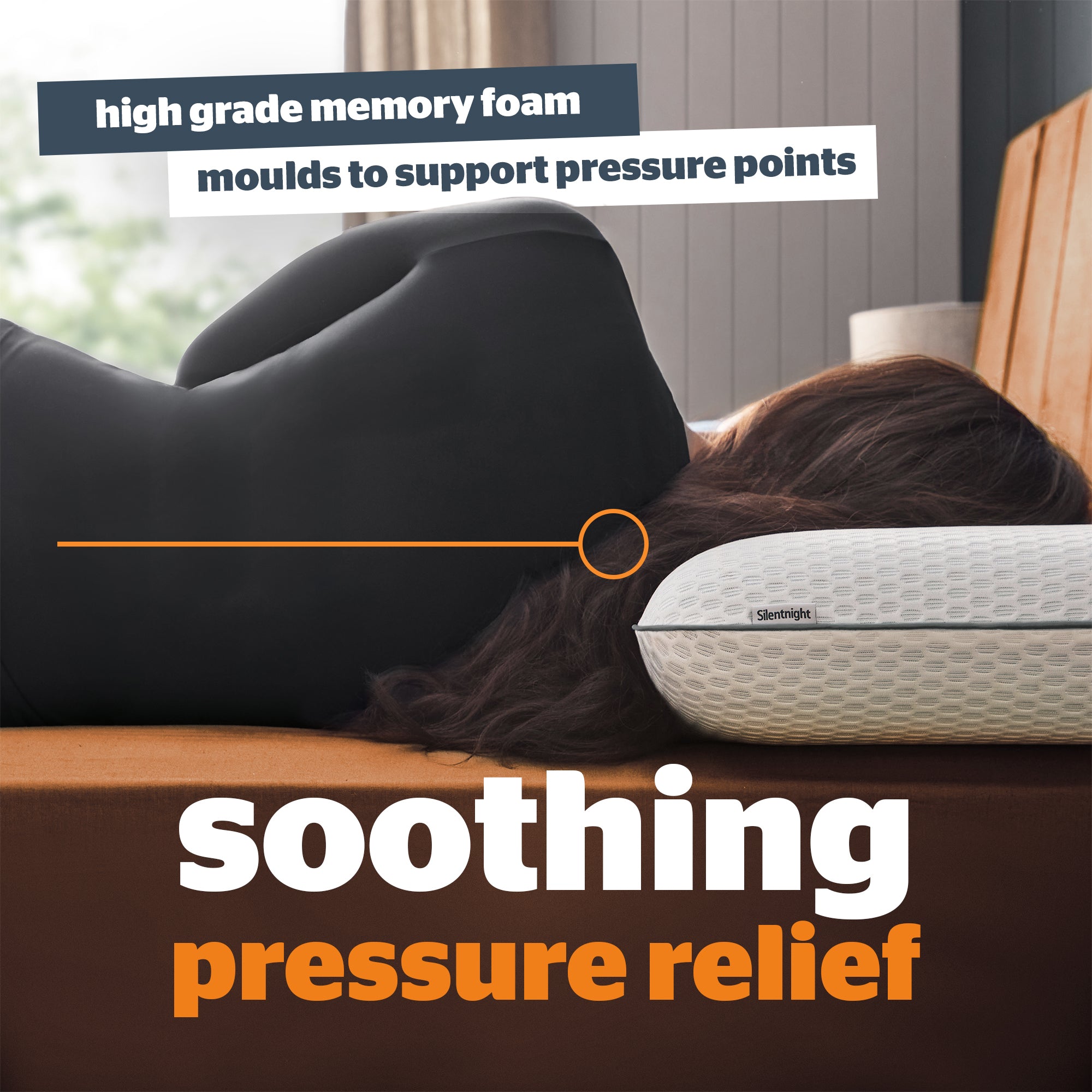 Silentnight Impress Memory Foam Firm Pillow