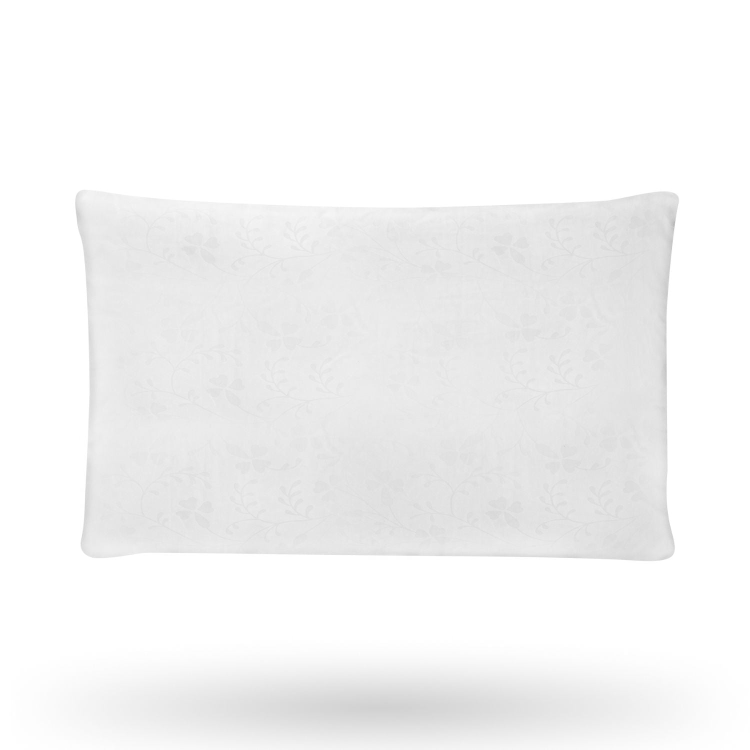 The Laura Ashley Goose Feather & Down Pillow in its Jacquard cotton cover 