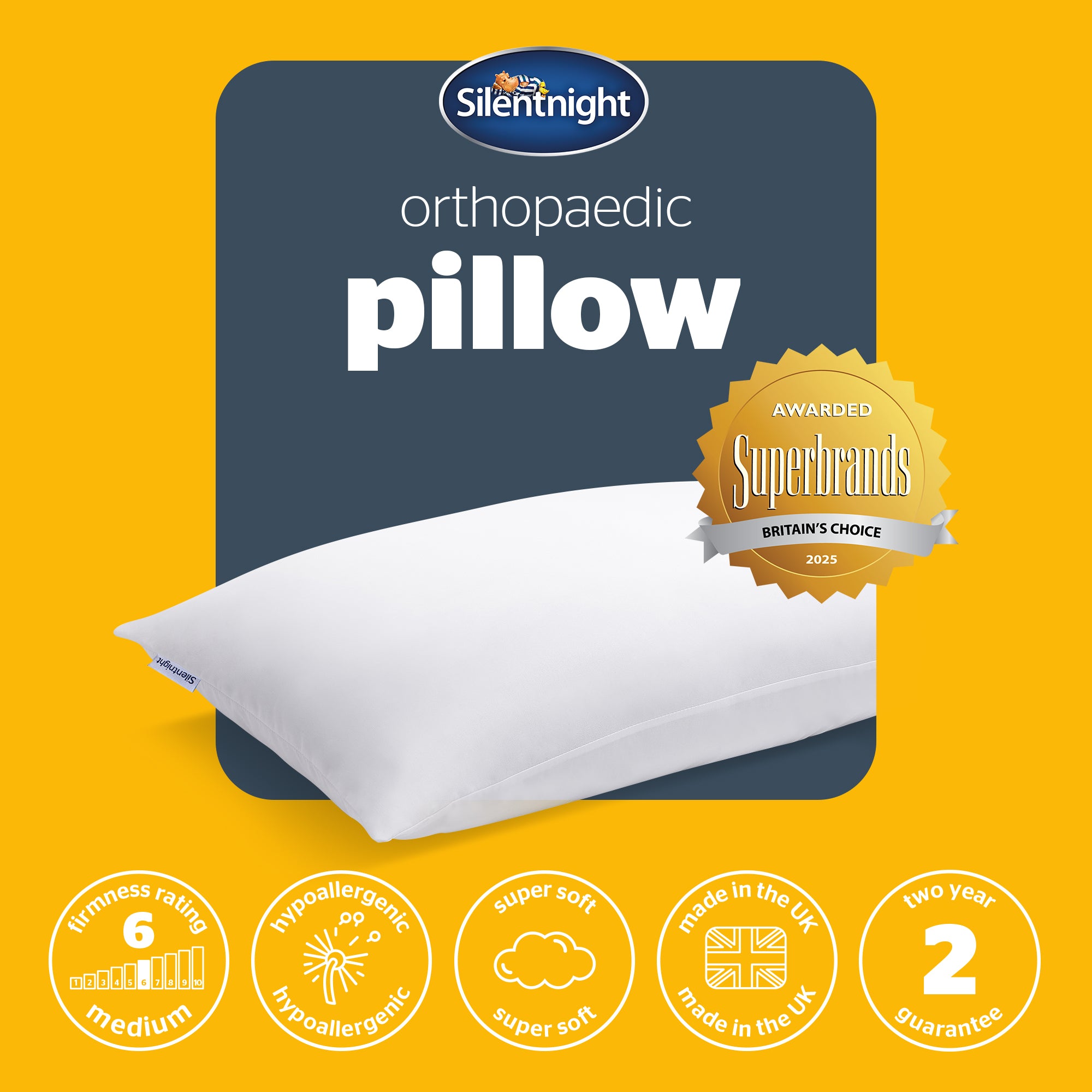 Silentnight Orthopaedic Support Pillow
