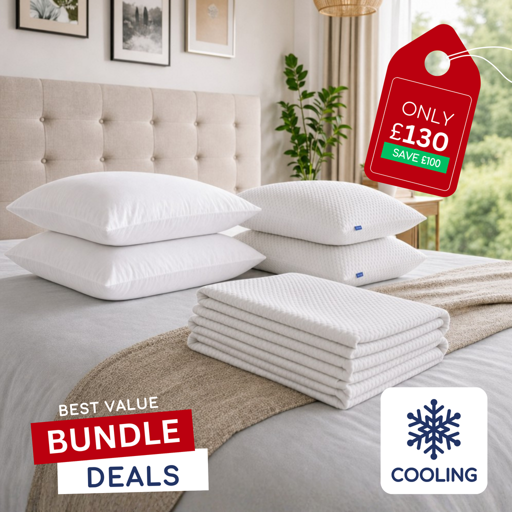 Cooling Bundle 4 Pillows 2 CoolZone™ Cover Pairs