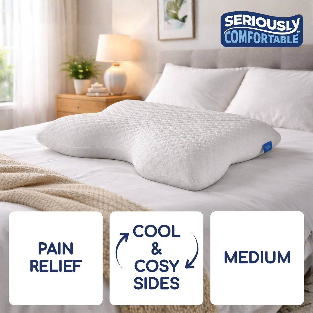Seriously Comfortable Ergo Pain Relief Pillow
