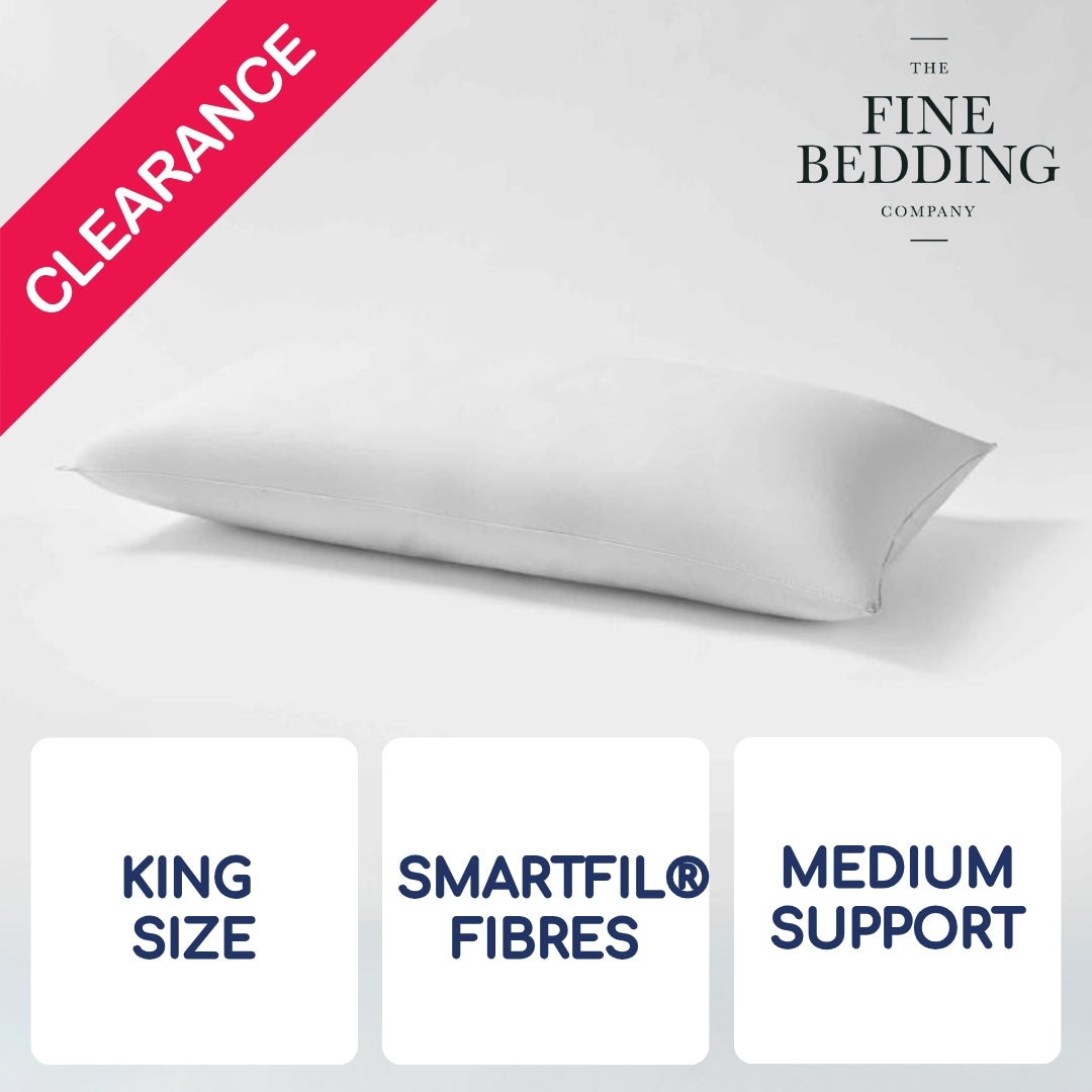 The Fine Bedding Company Spundown 'Loves to be Washed' King Size Pillow - CLEARANCE