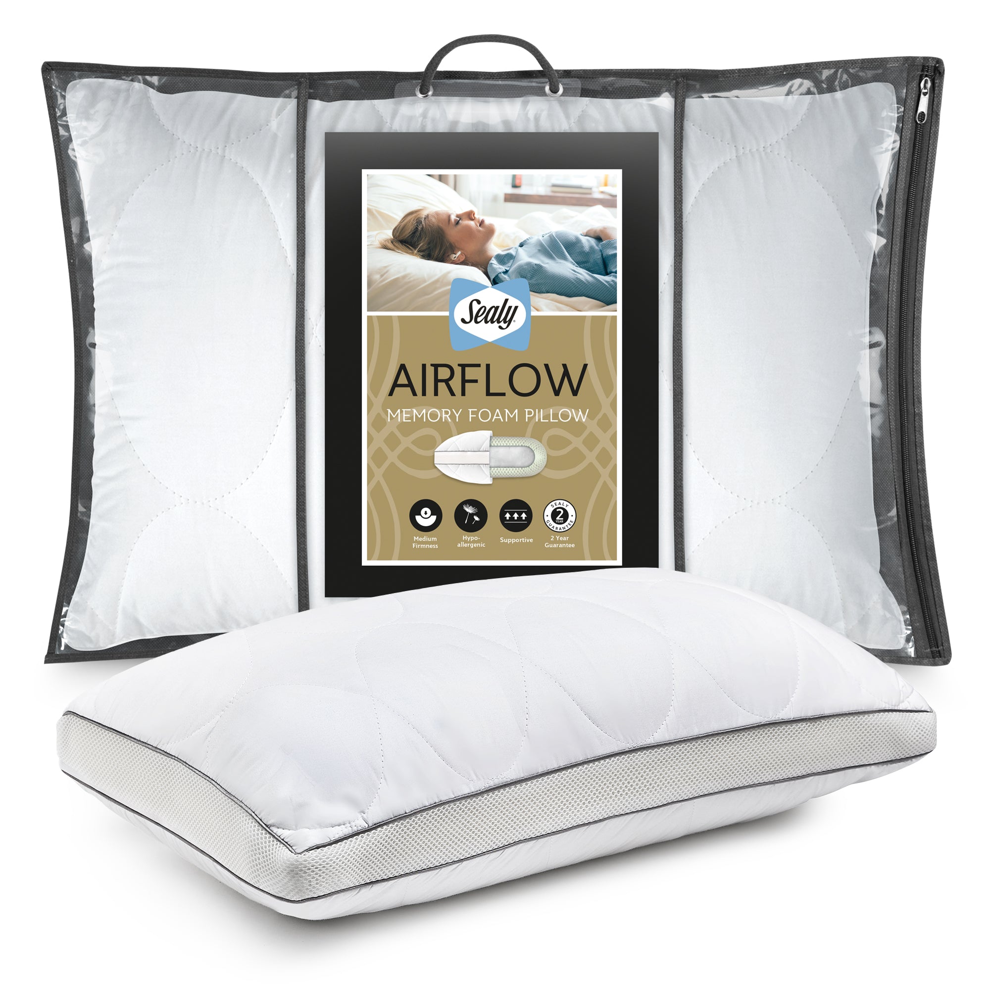 Sealy Airflow Memory Foam Pillow