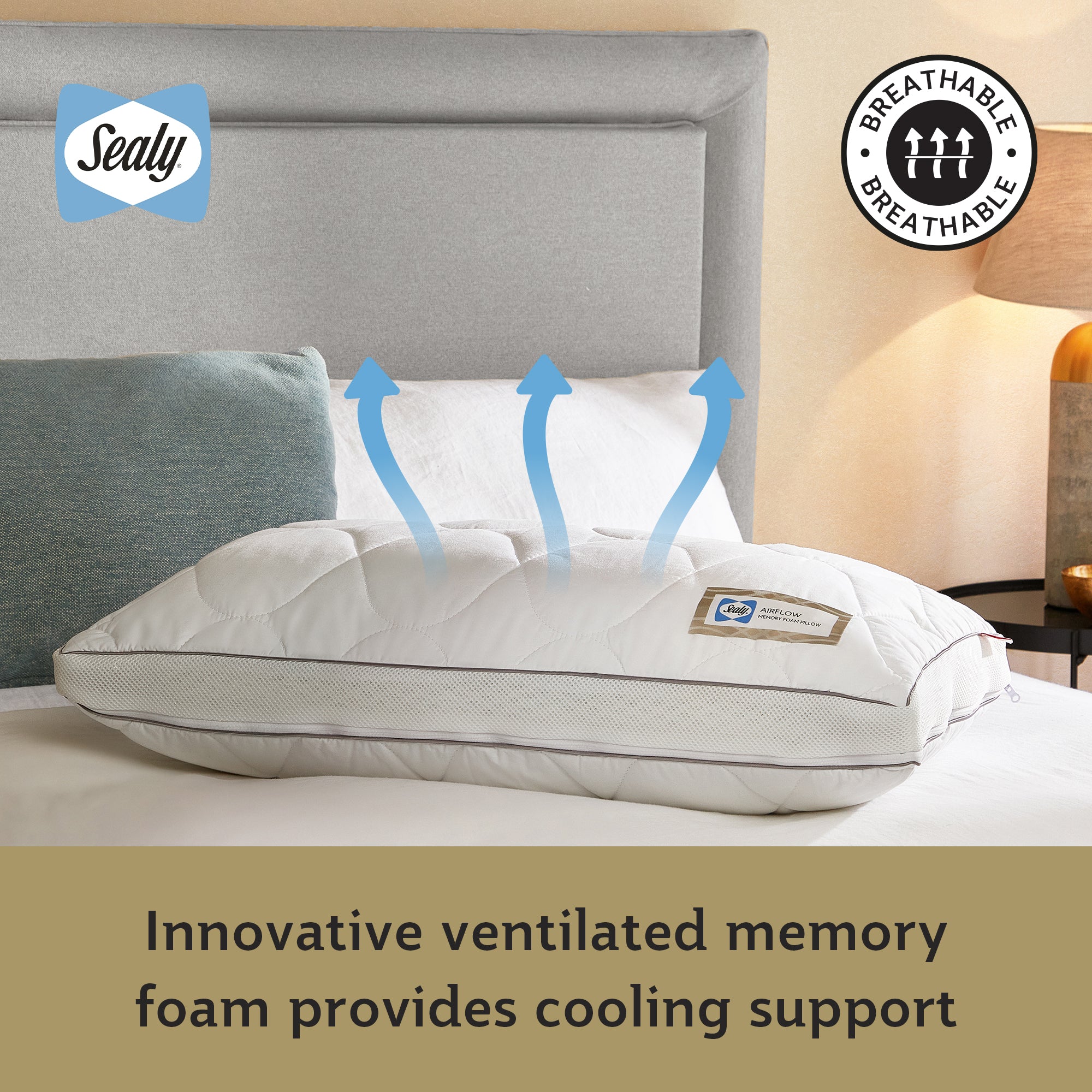 Sealy Airflow Memory Foam Pillow