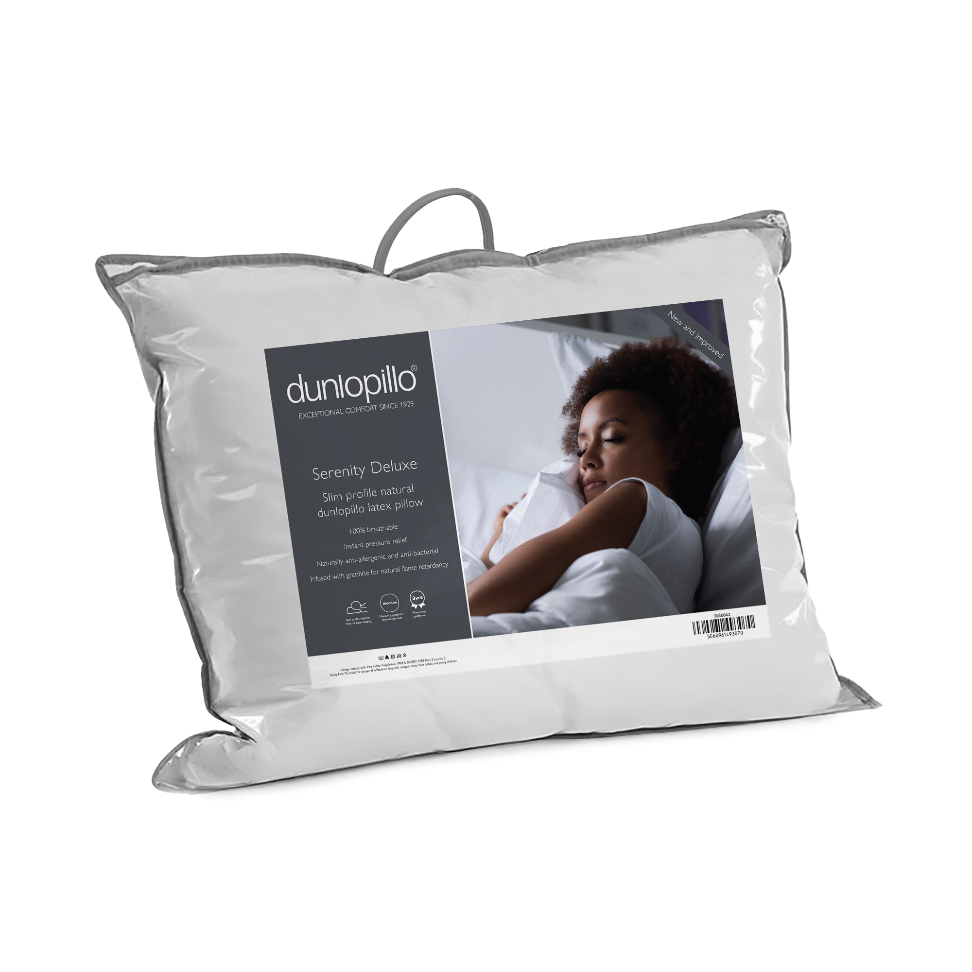 Dunlopillo Serenity Deluxe Latex Pillow - Pack of 2