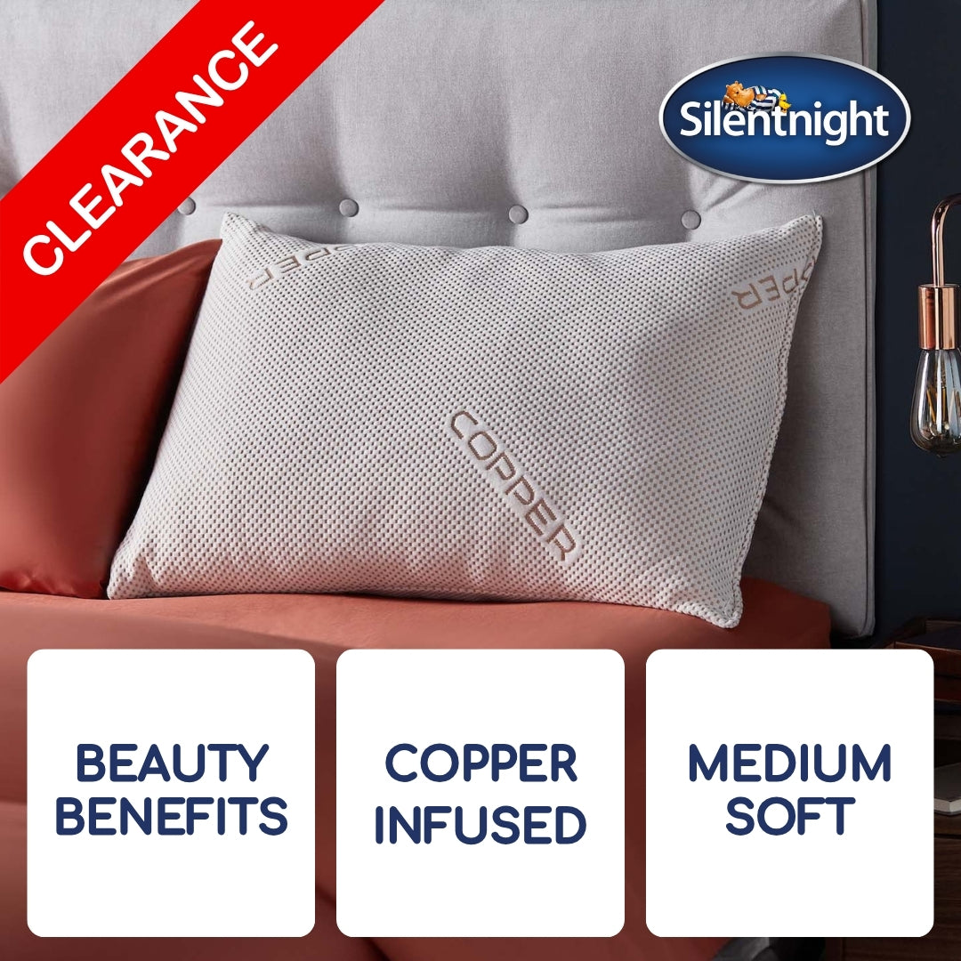 Silentnight Wellbeing Copper Infused Pillow