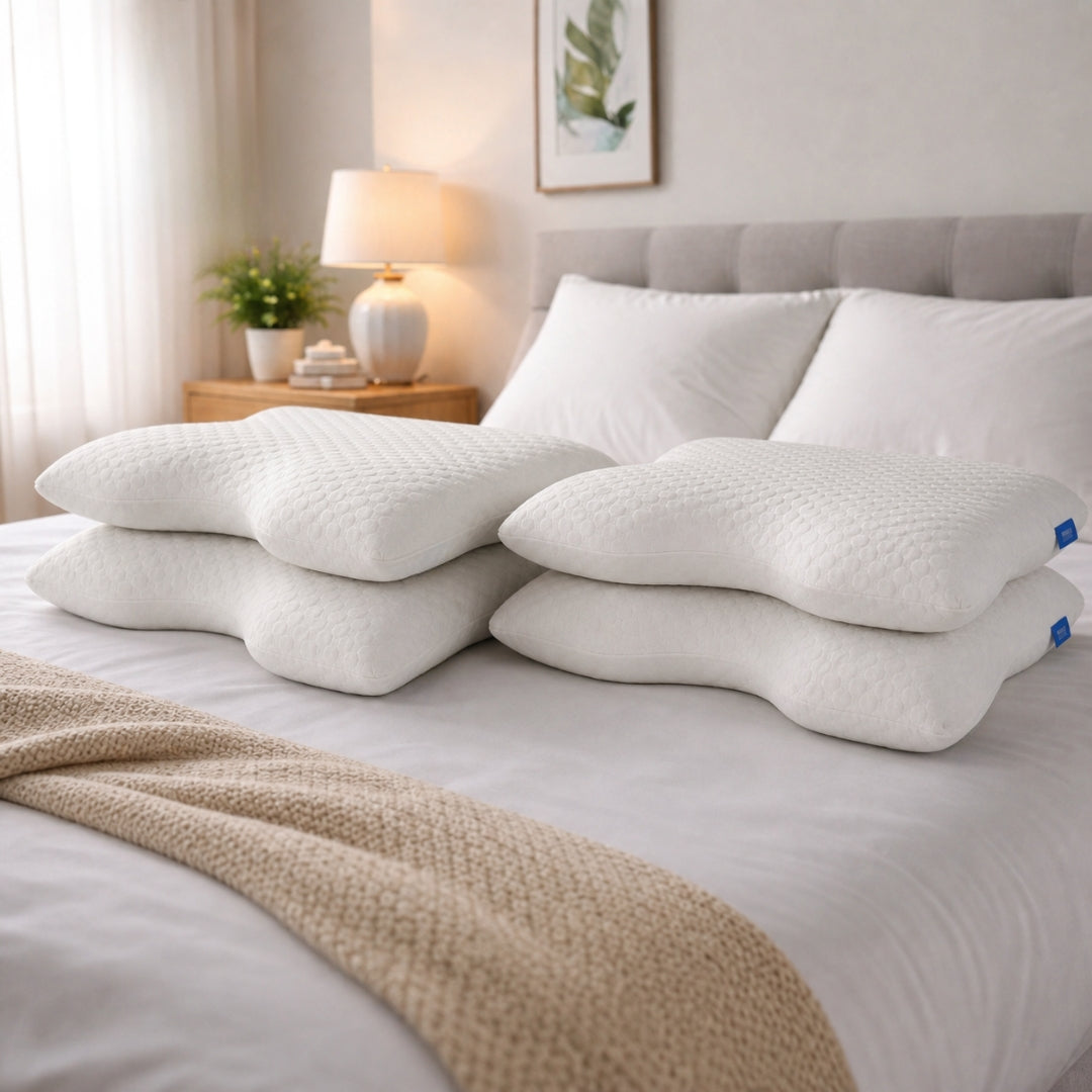 Ergo Pain Relief Pillow - Pack of 4 by Seriously Comfortable