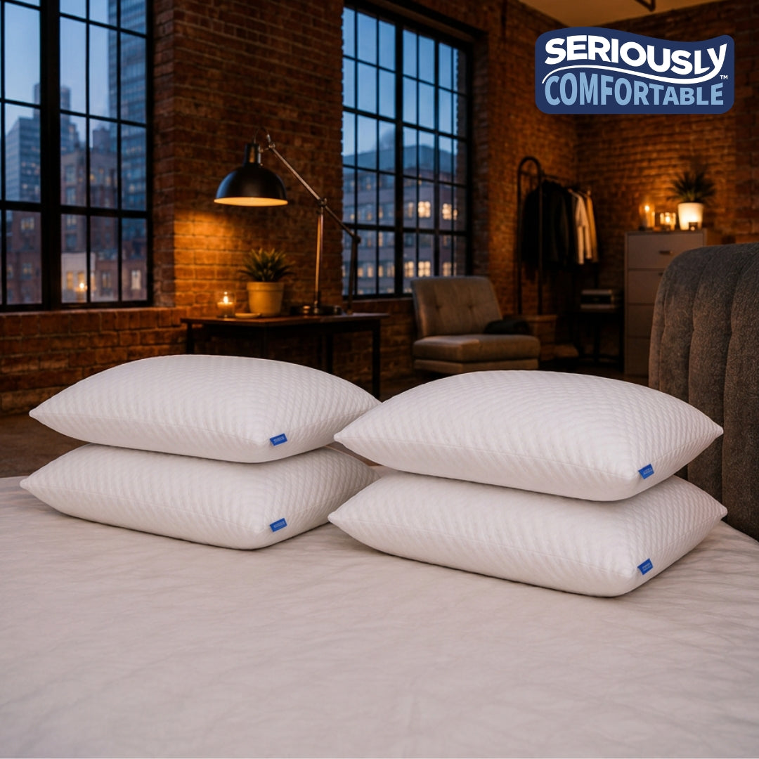 Cool & Cosy Cloud Pain Relief Pillow - Pack of 4 by Seriously Comfortable