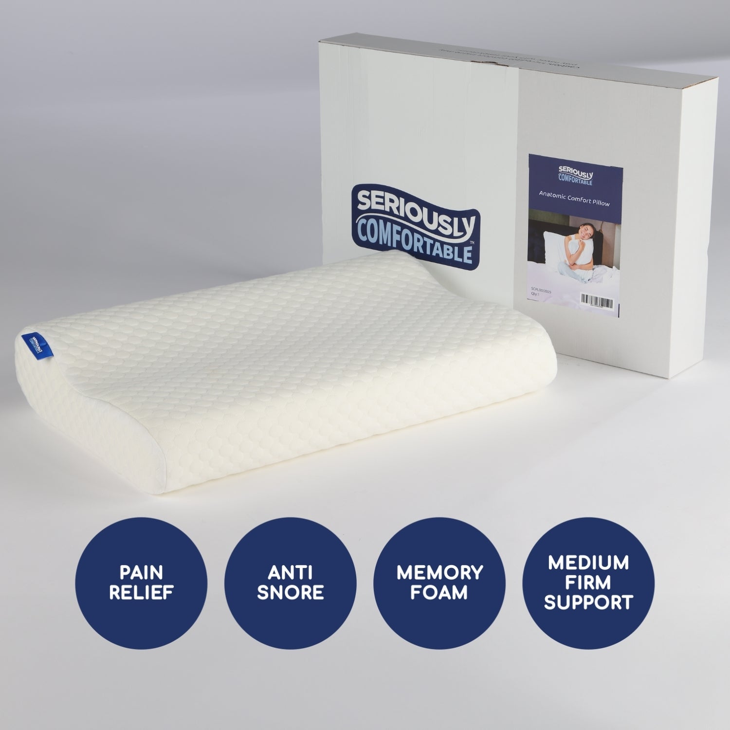 Seriously Comfortable	Anatomic Comfort Pillow