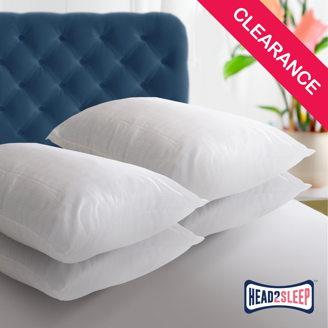 Head2Sleep Anti-Stress Pillow - Pack of 4 CLEARANCE