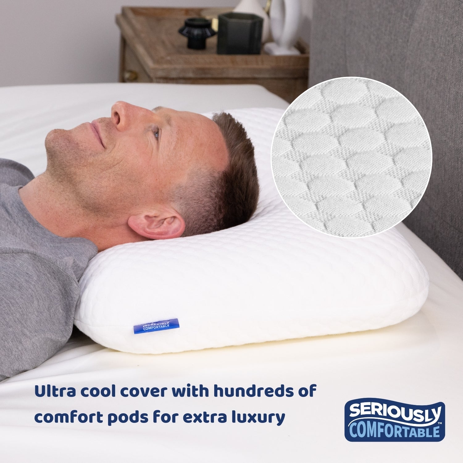 Seriously Comfortable Cool Memory Comfort Pillow