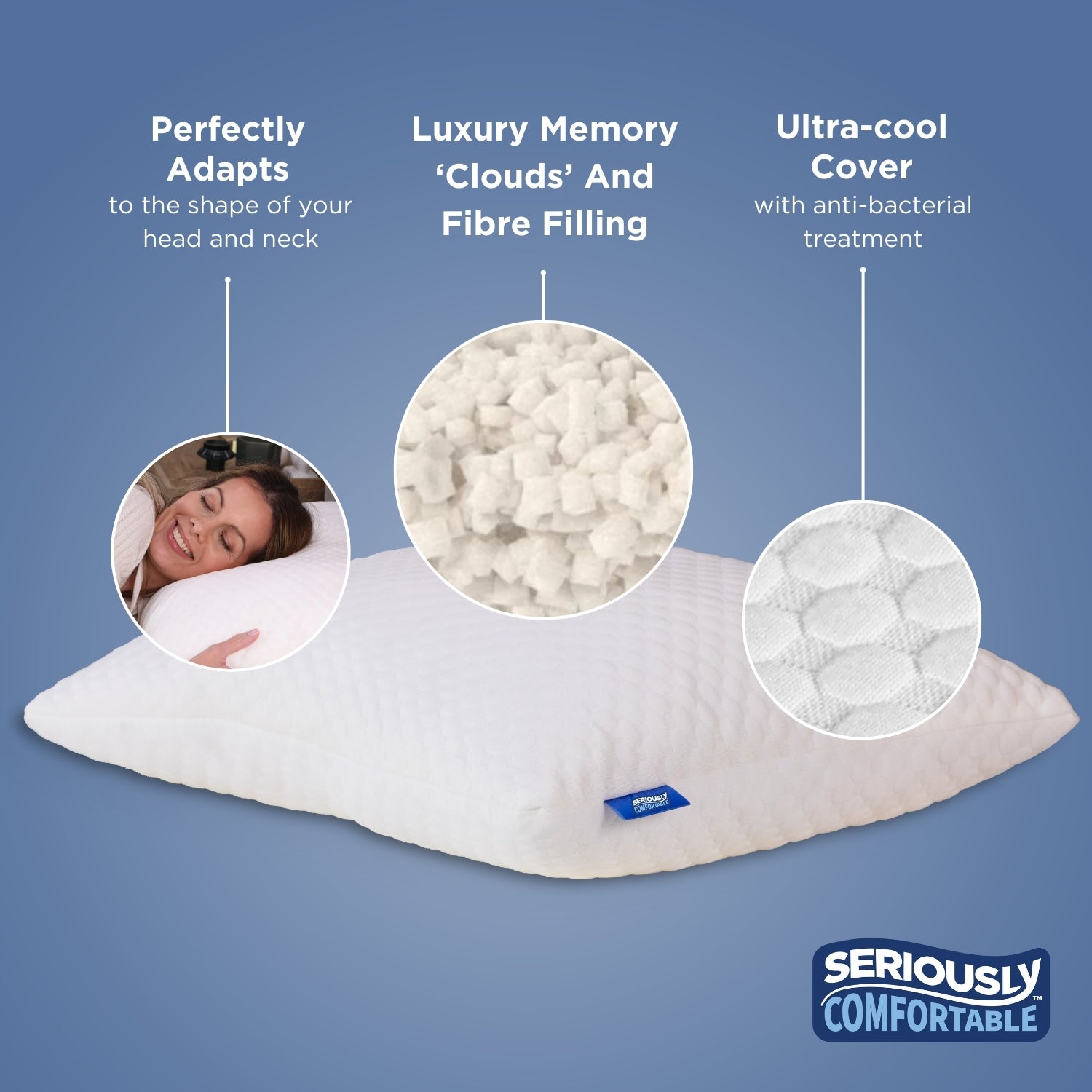 Seriously Comfortable Cool Cloud Comfort Pillow