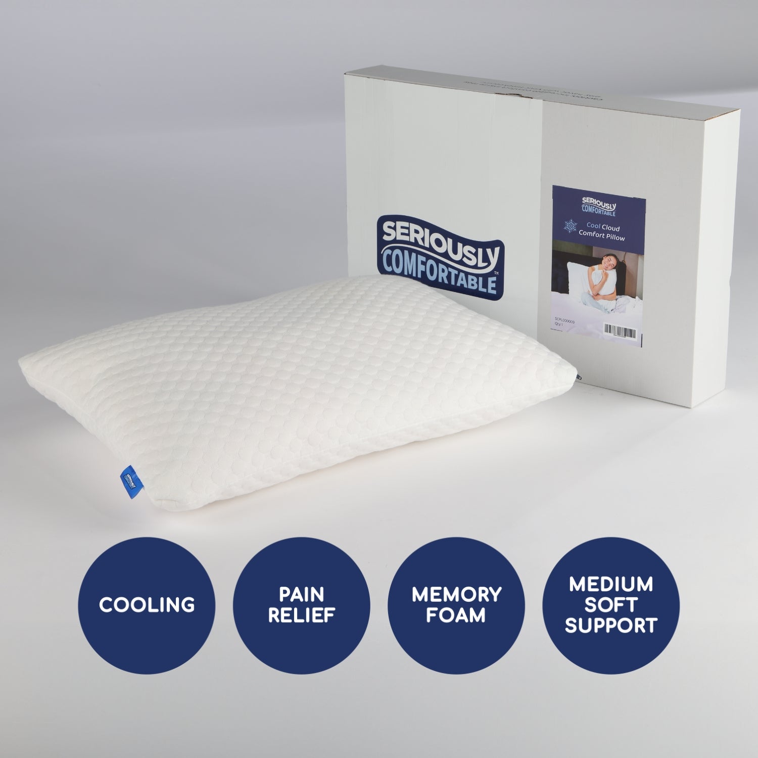 Seriously Comfortable	Cool Cloud Comfort Pillow