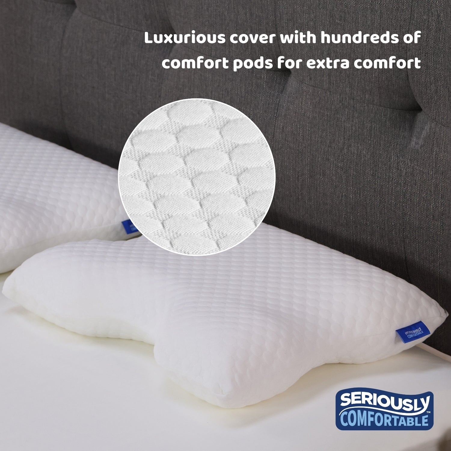 Seriously Comfortable Ergo Comfort Pillow - World's No.1 Pain Relief Pillow