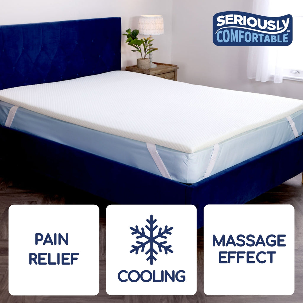 Seriously Comfortable Cool Revive Mattress Topper