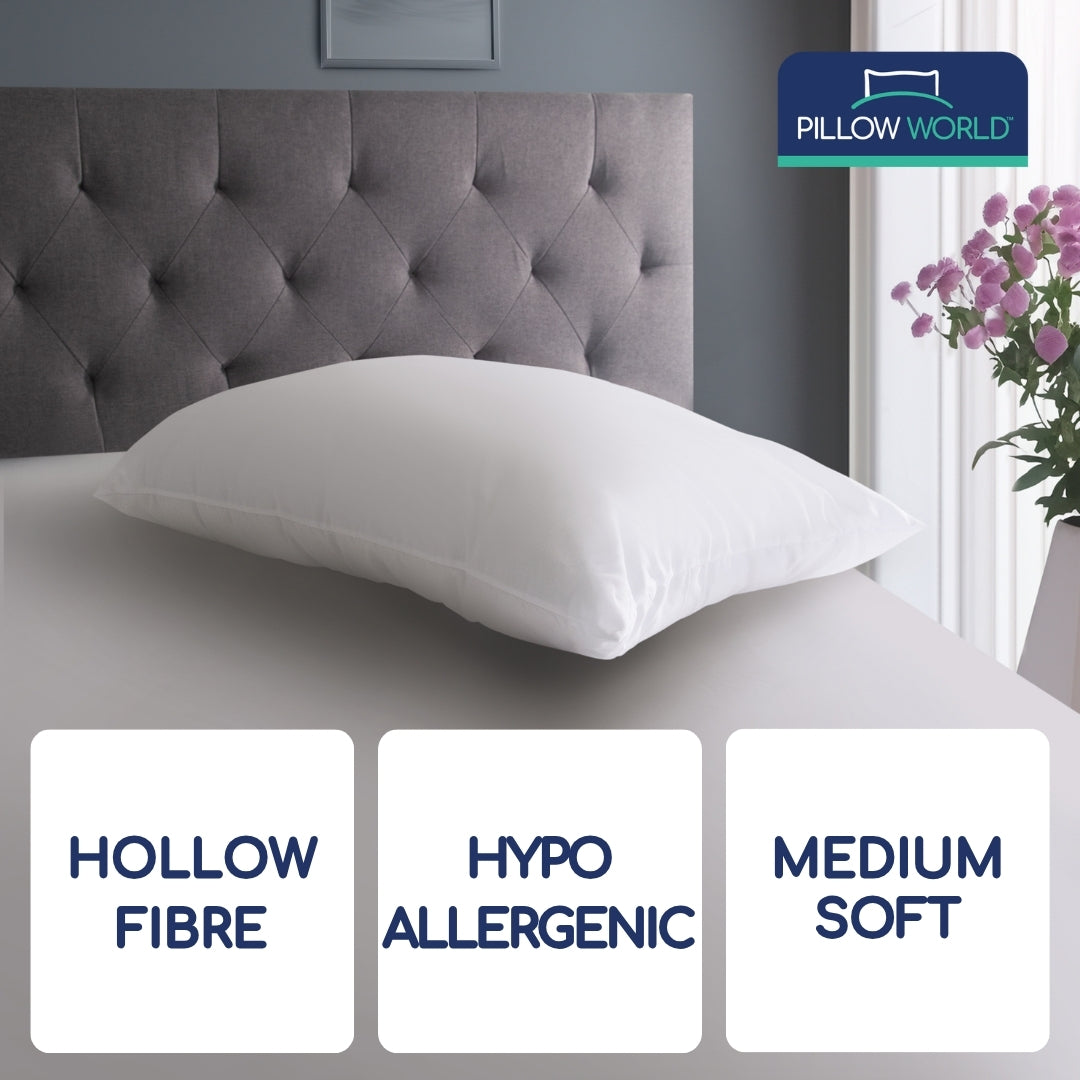 Pillow World Hollowfibre Pillow - Pack of 4