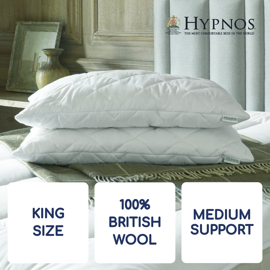 Hypnos King Size Wool Pillow