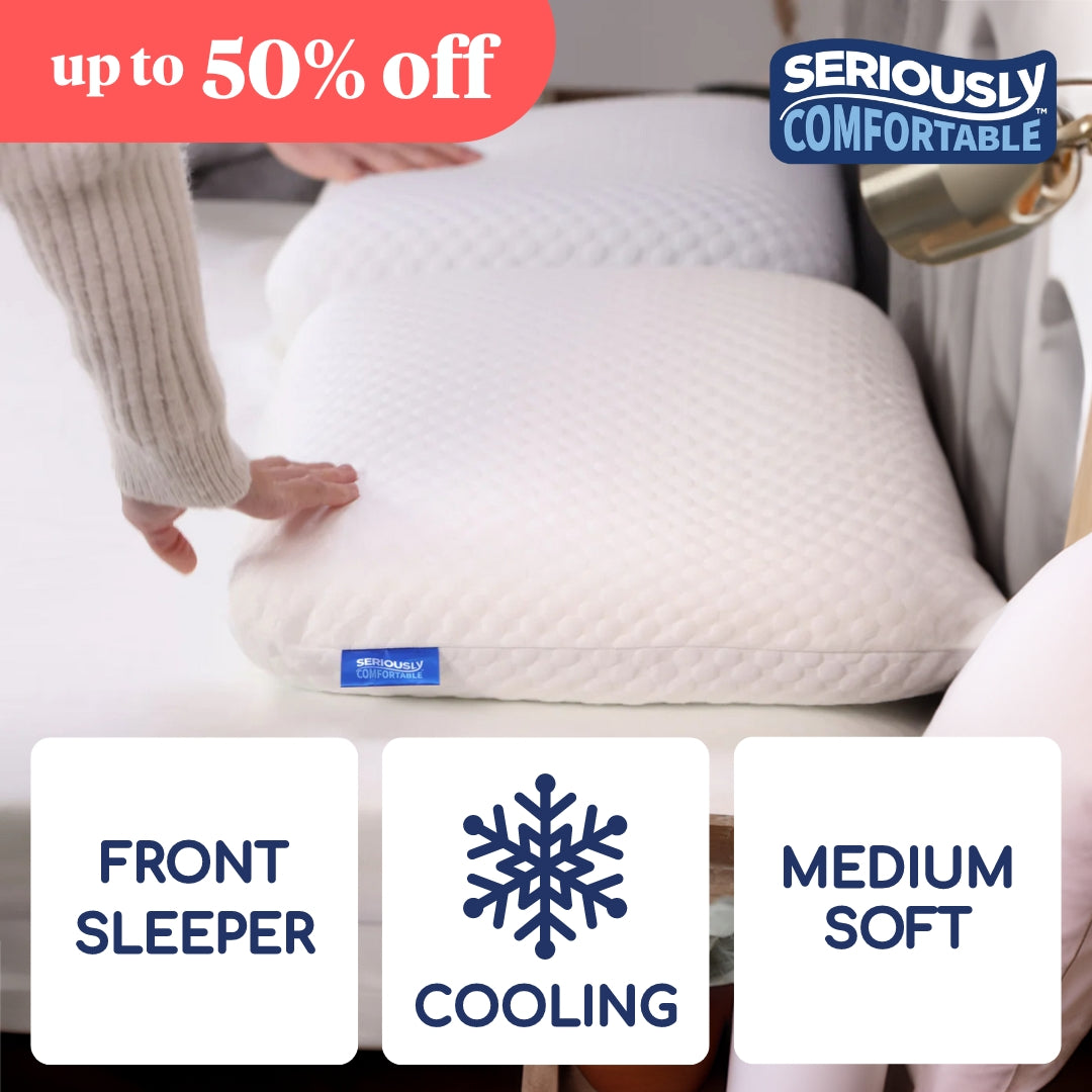 Seriously Comfortable	Cool Memory Comfort Lower Profile Pillow