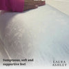 Laura Ashley Goose Feather & Down video showing the pillows bounce back