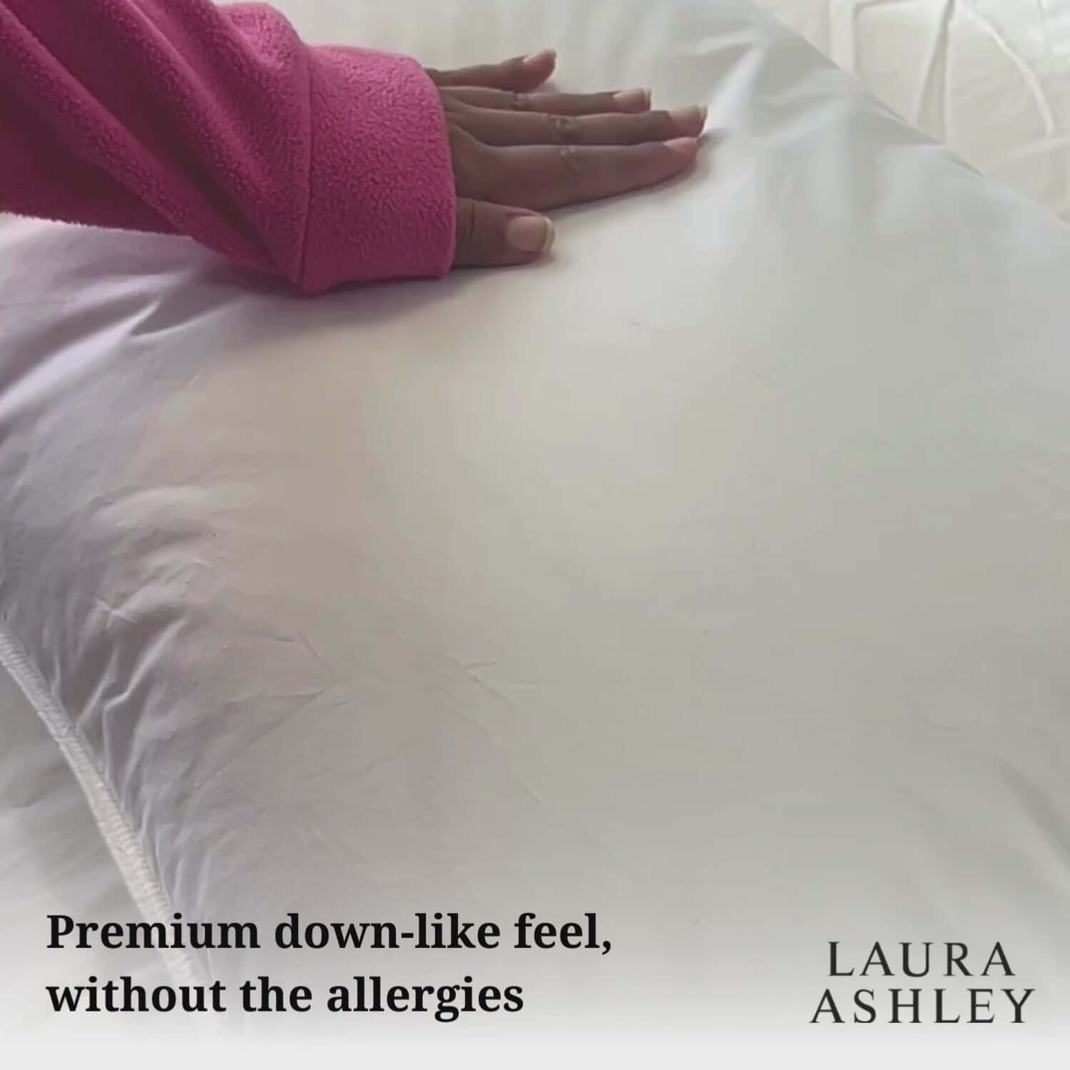 Laura Ashley Soft As Down Pillow | UK's Leading Pillow Specialist | UK's Lowest Prices | Featuring UK's Best Brands including TEMPUR®, Dunlopillo, Hypnos, Silentnight, Sealy, Seriously Comfortable & More