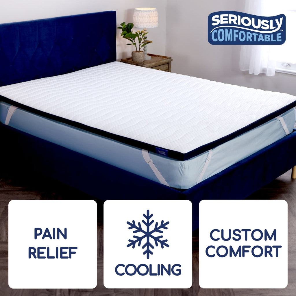 Seriously Comfortable Cool Revolution Mattress Topper