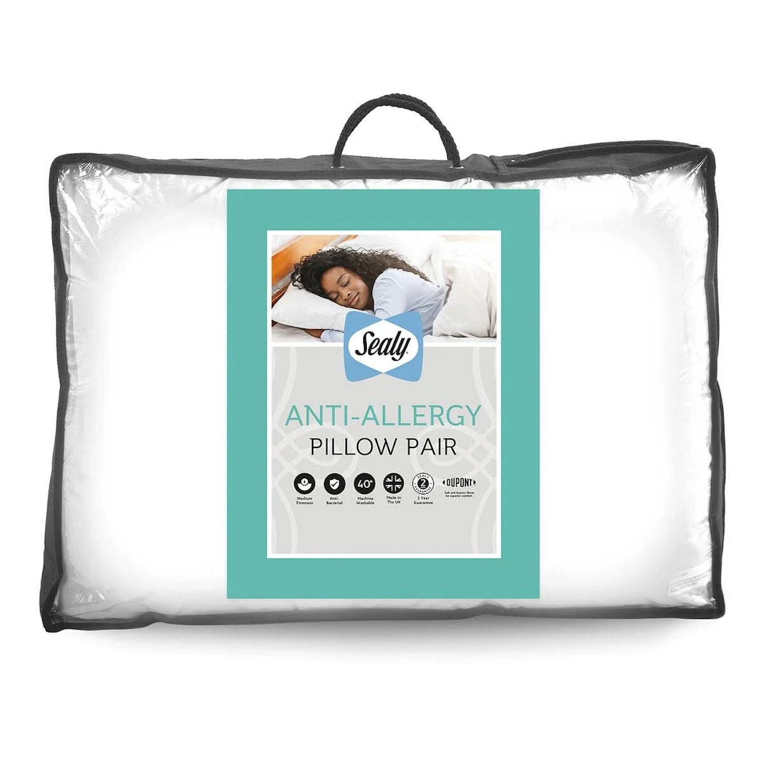 Sealy Anti-Allergy Pillow - Pack of 2